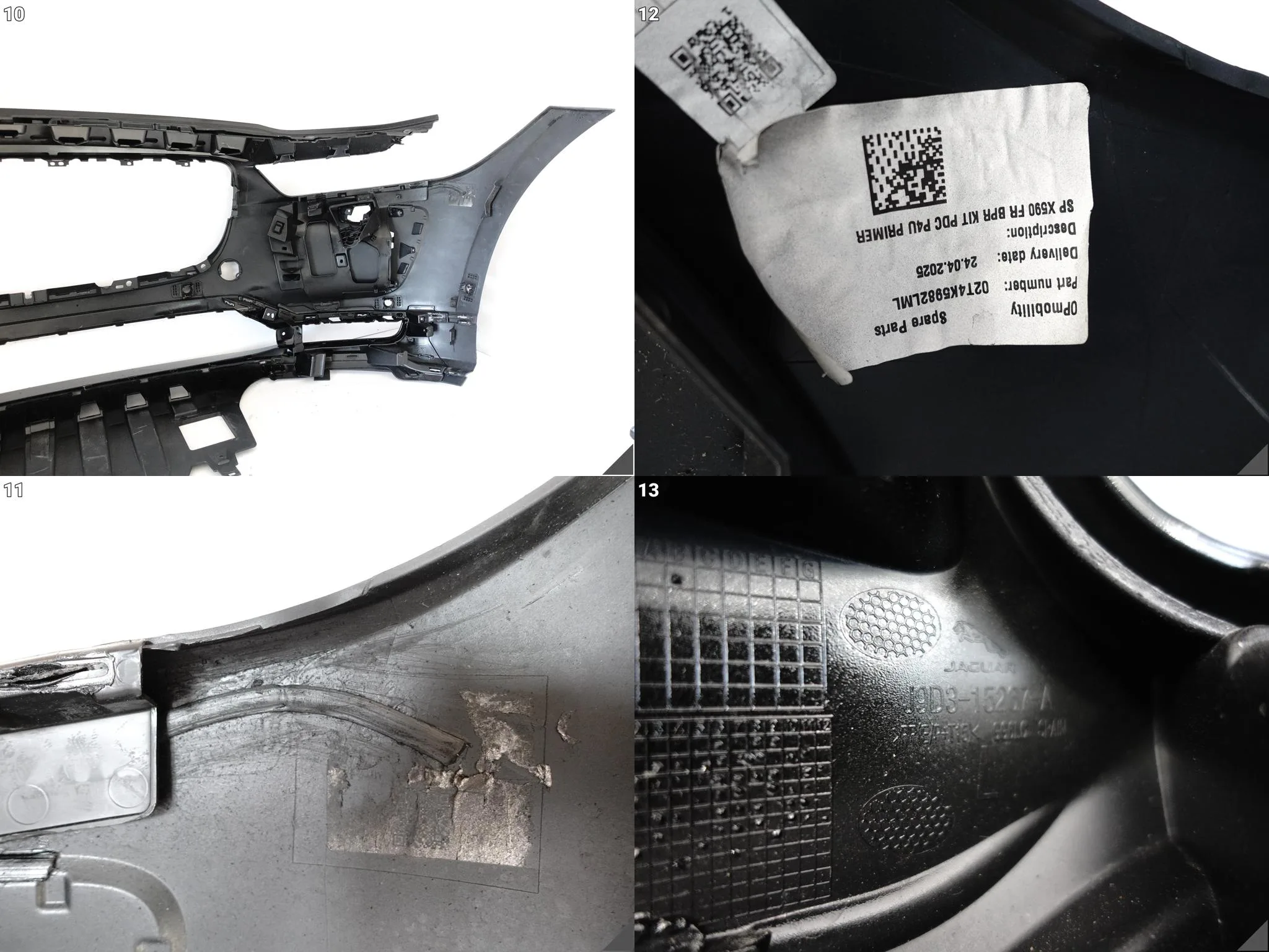 JAGUAR I-PACE X590 18-24 ZDERZAK BUMPER PRZÓD (SPRYSKI / 6xPDC) cdfa9cdcb6706f448b0f490b58ffe560