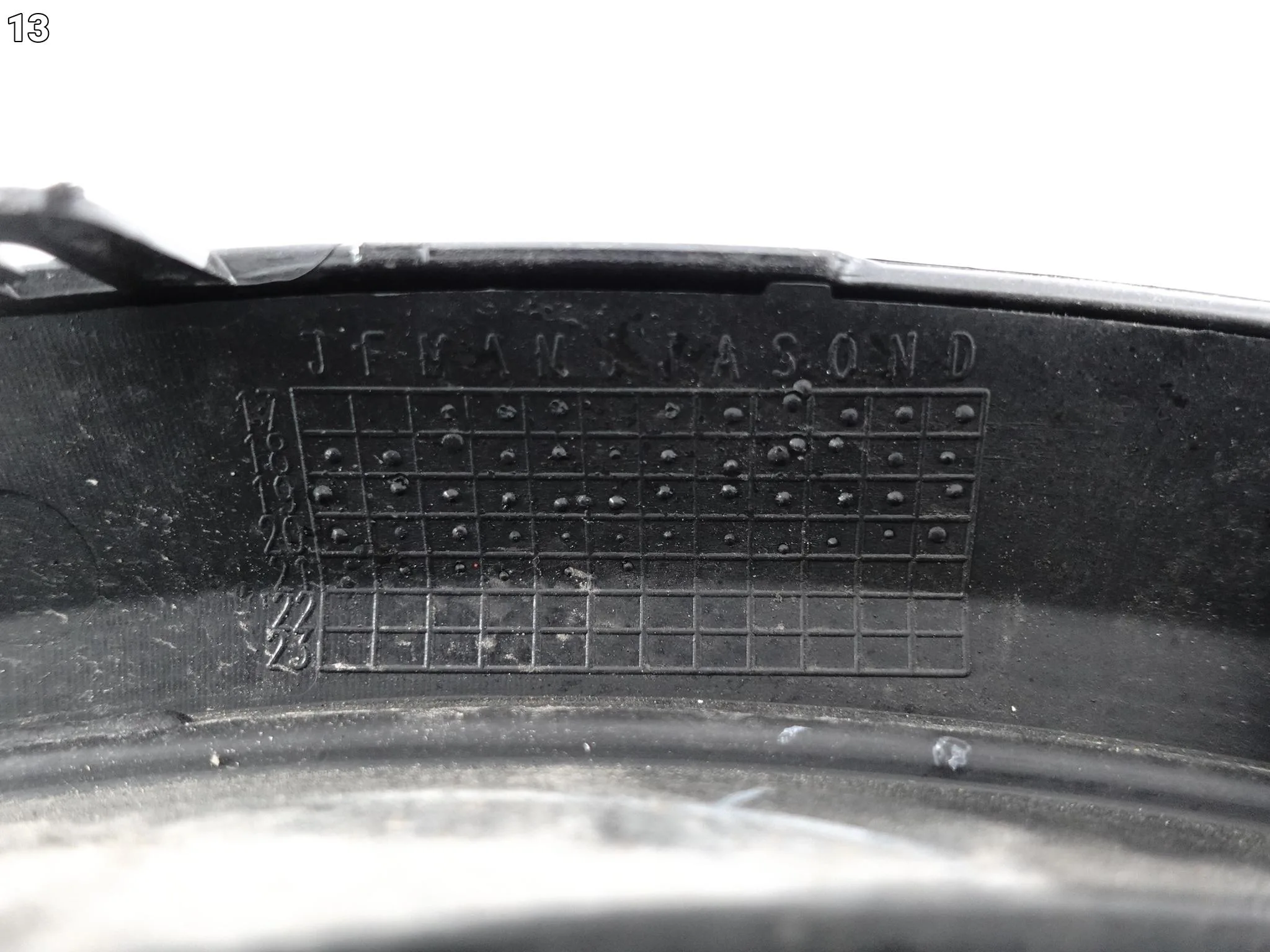 BMW X3 G01 X4 G02 M-PAKIET X3M F97 X4M F98 17- LISTWA BŁOTNIK PRZÓD PRAWA 354b031d16e1aff68e9a8cfb9957d3e4