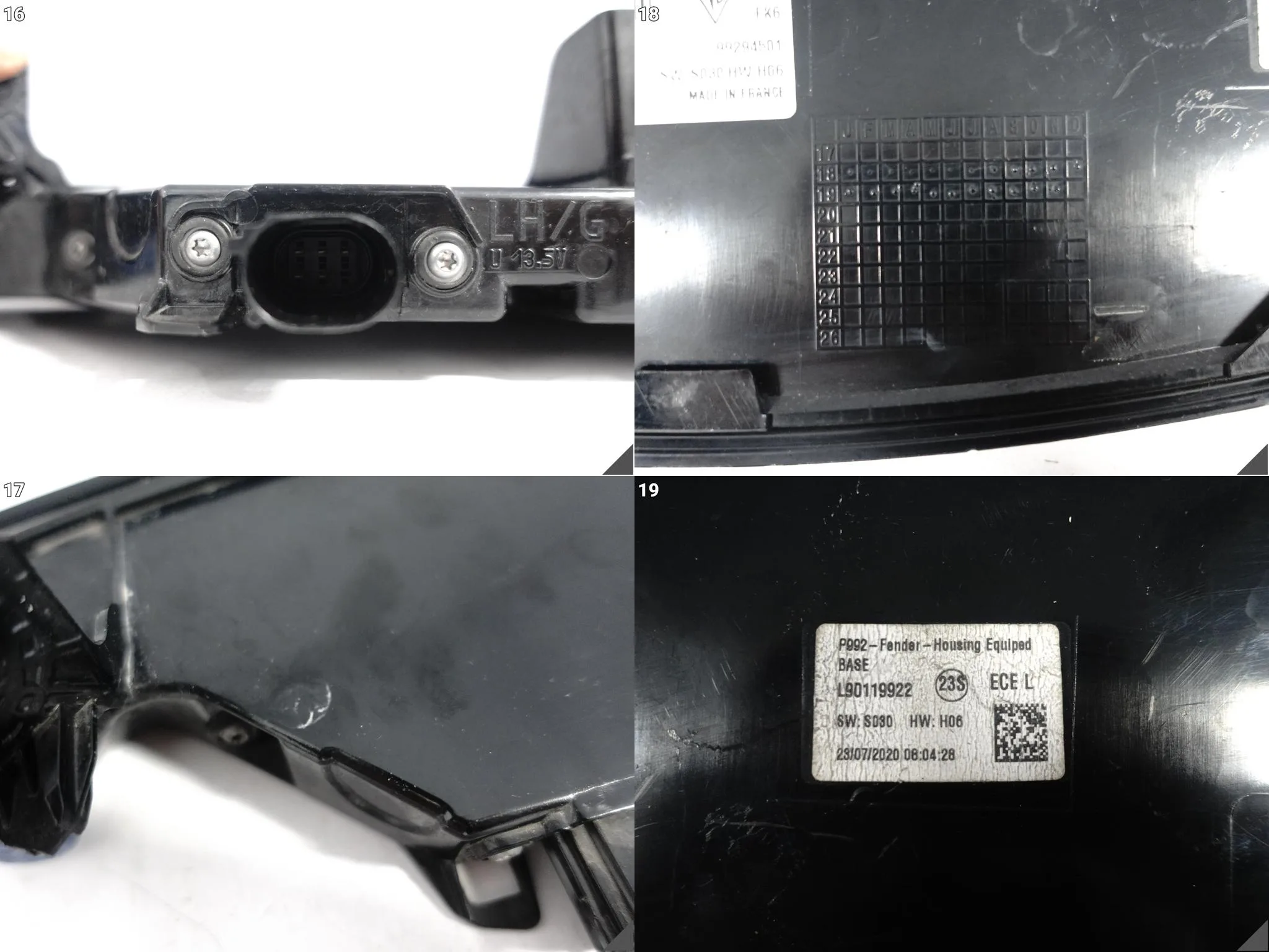 PORSCHE 911 992 19-24 LAMPA LED W BŁOTNIK LEWA TYŁ EUROPA BASE 992945091E 34b30c2bde19fd935088862640aec37f