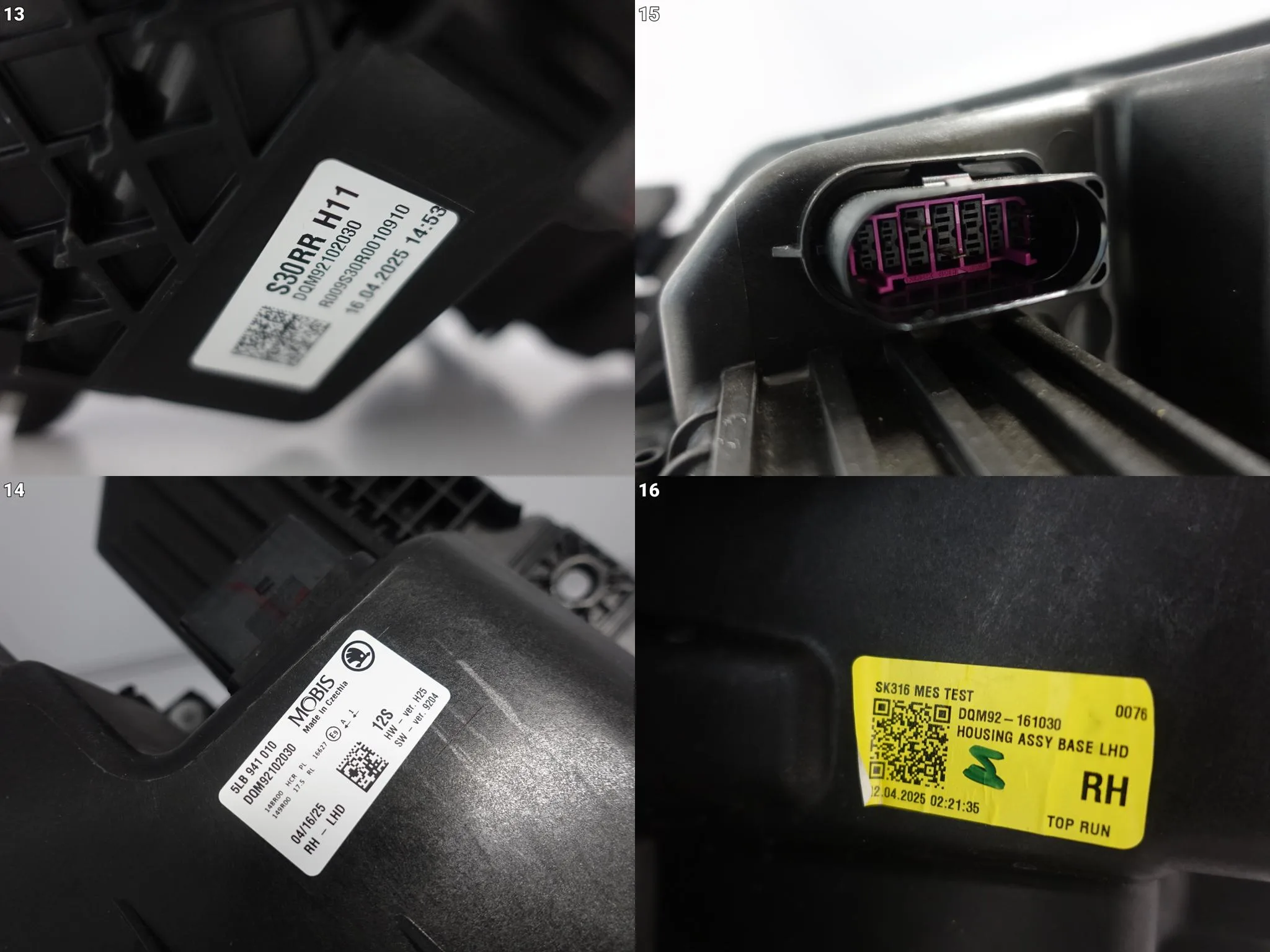 SKODA ELROQ 5LB 25- LAMPA FULL LED BASE CRYSTAL LIGHTING PRAWA PRZÓD EUROPA c690c3cce2b54ba8eaac75f80caef854