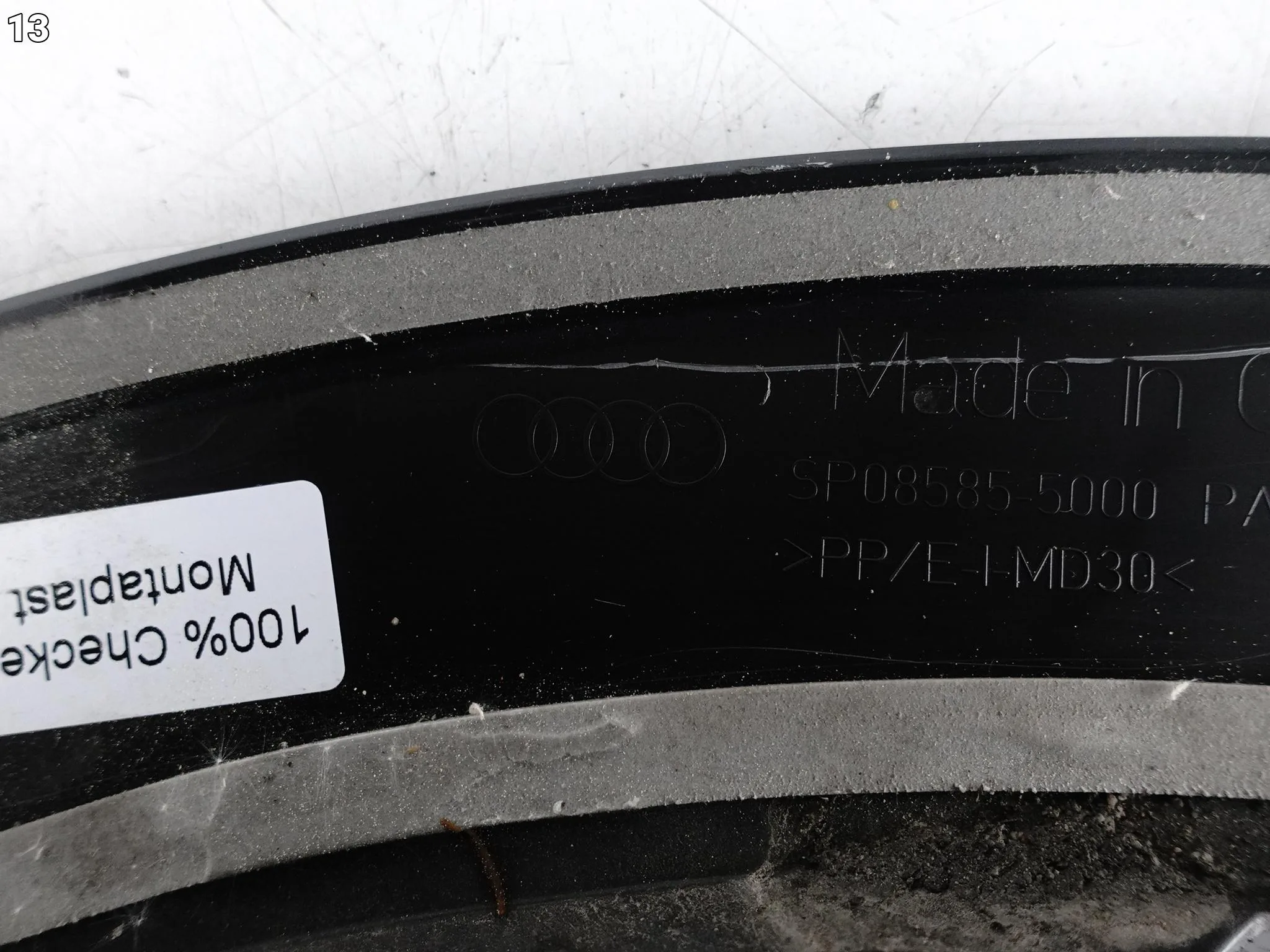 AUDI A3 ALLSTREET 8Y4 24- LISTWA NAKŁADKA BŁOTNIK PRZÓD PRAWA 8Y4853718 X7L 35051841a6aad34b7770bac0797567b6