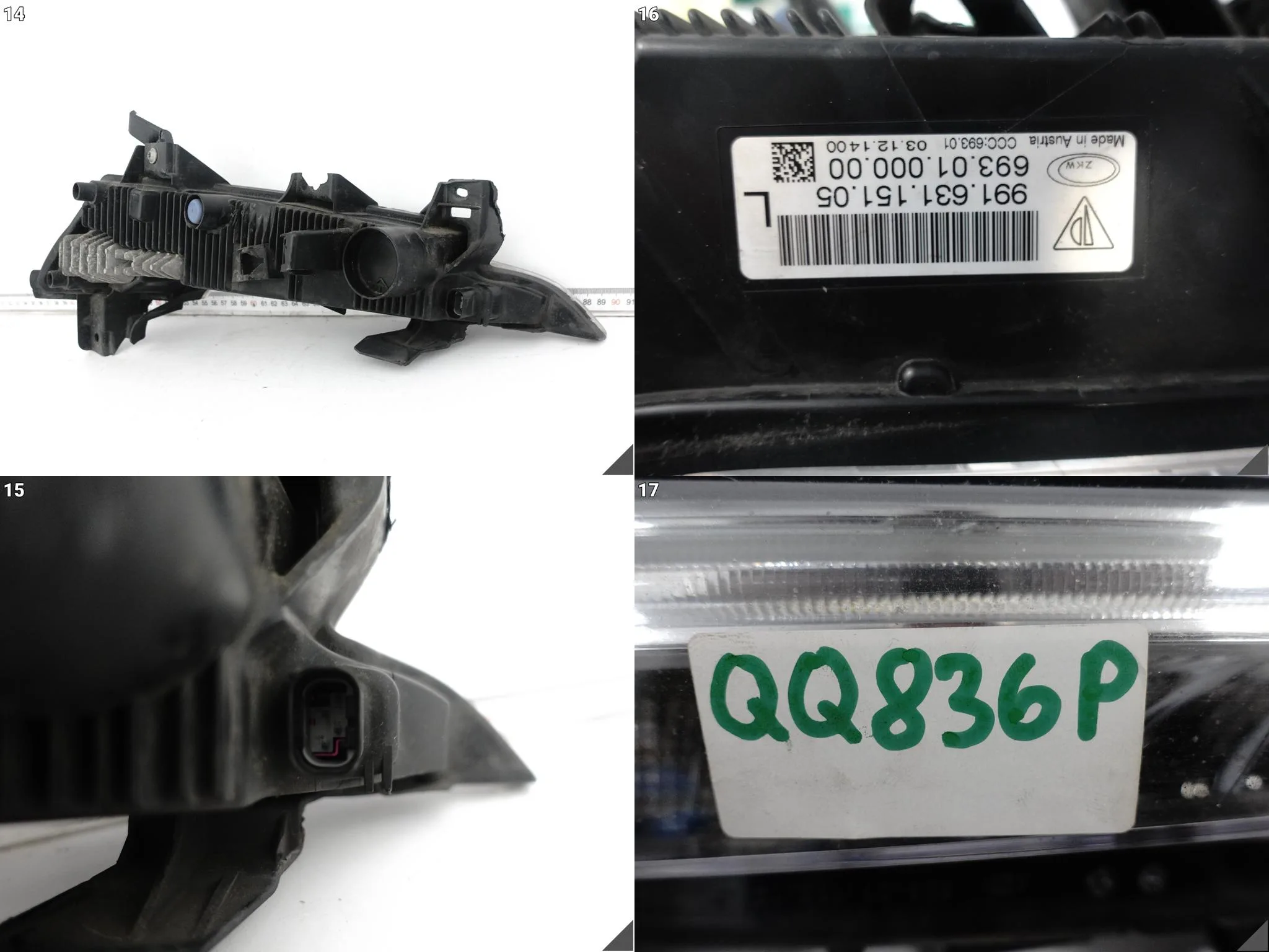 PORSCHE 911 991 11-15 HALOGEN LED DRL LAMPA KIERUNKOWSKAZ LEWY PRZÓD d567ab759b5c4df238a1ab19b65f6fd8