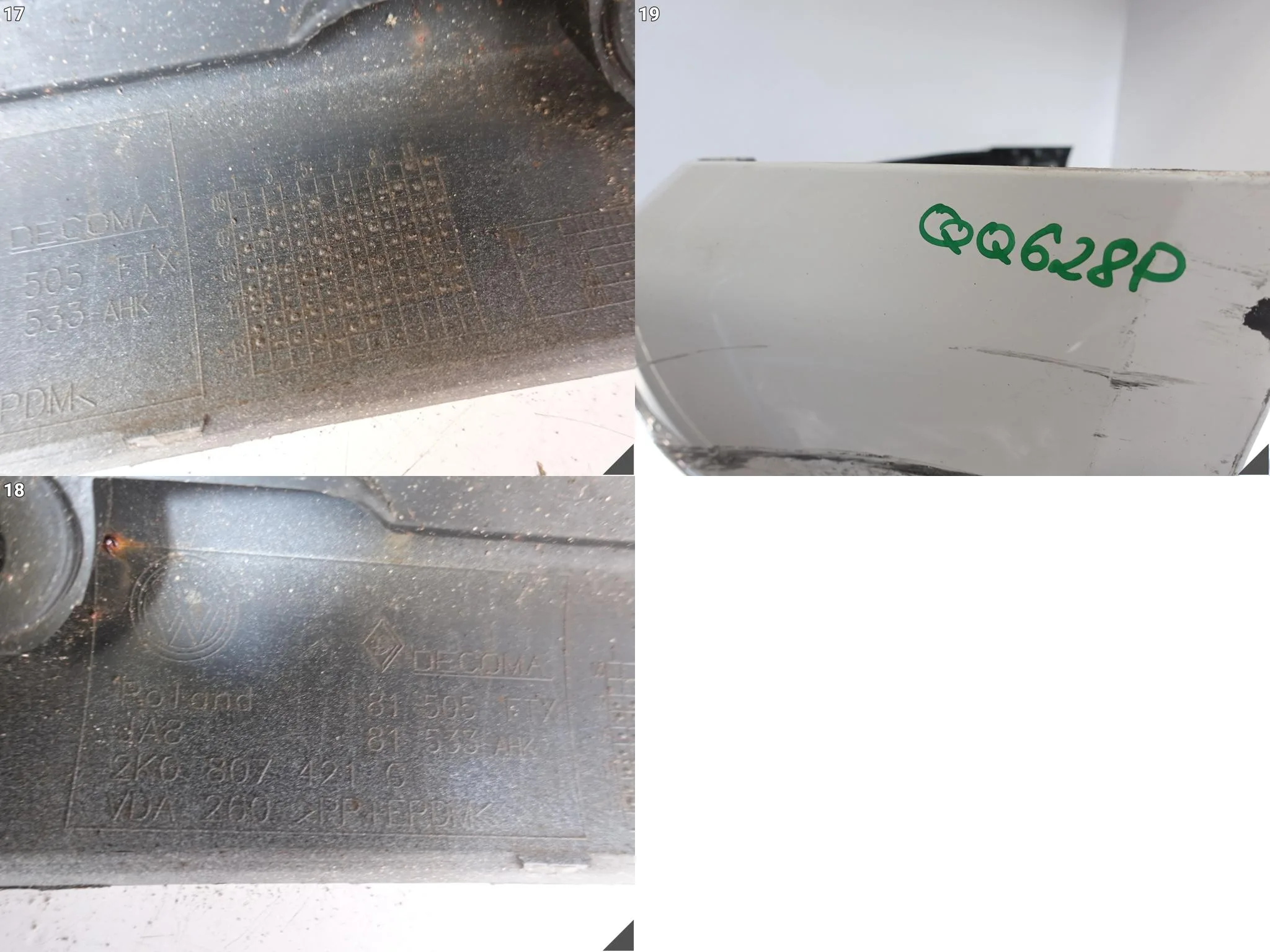 VW CADDY III 3 2K0 03-15 ZDERZAK BUMPER ŚLIZG TYŁ (4xPDC) 2K0807363F 1af6444f04cdda49148869e389da2801