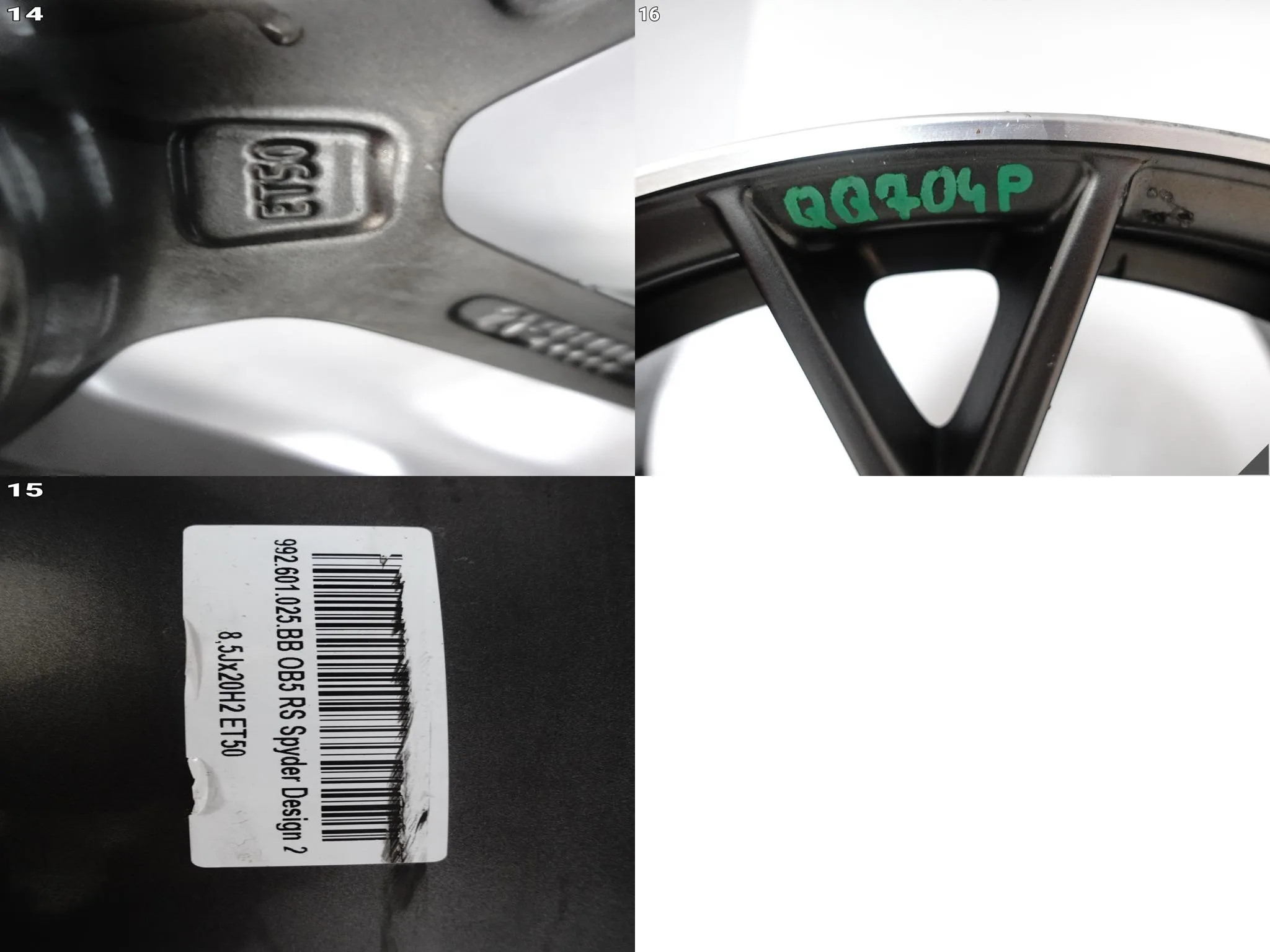 PORSCHE 911 992 RS SPYDER DESIGN 2 FELGA ALUFELGA 8,5Jx20 ET50 5×130 OB5 c8234c2a9a48f537107fd9c0fcc67b7f
