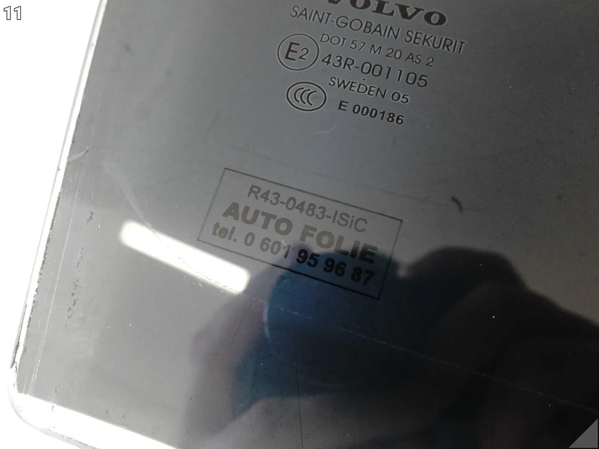 VOLVO V70 II 2 00-07 SZYBA BOCZNA DRZWI PRAWA TYŁ 1d388a21f5473b324b46462ffe4de53b
