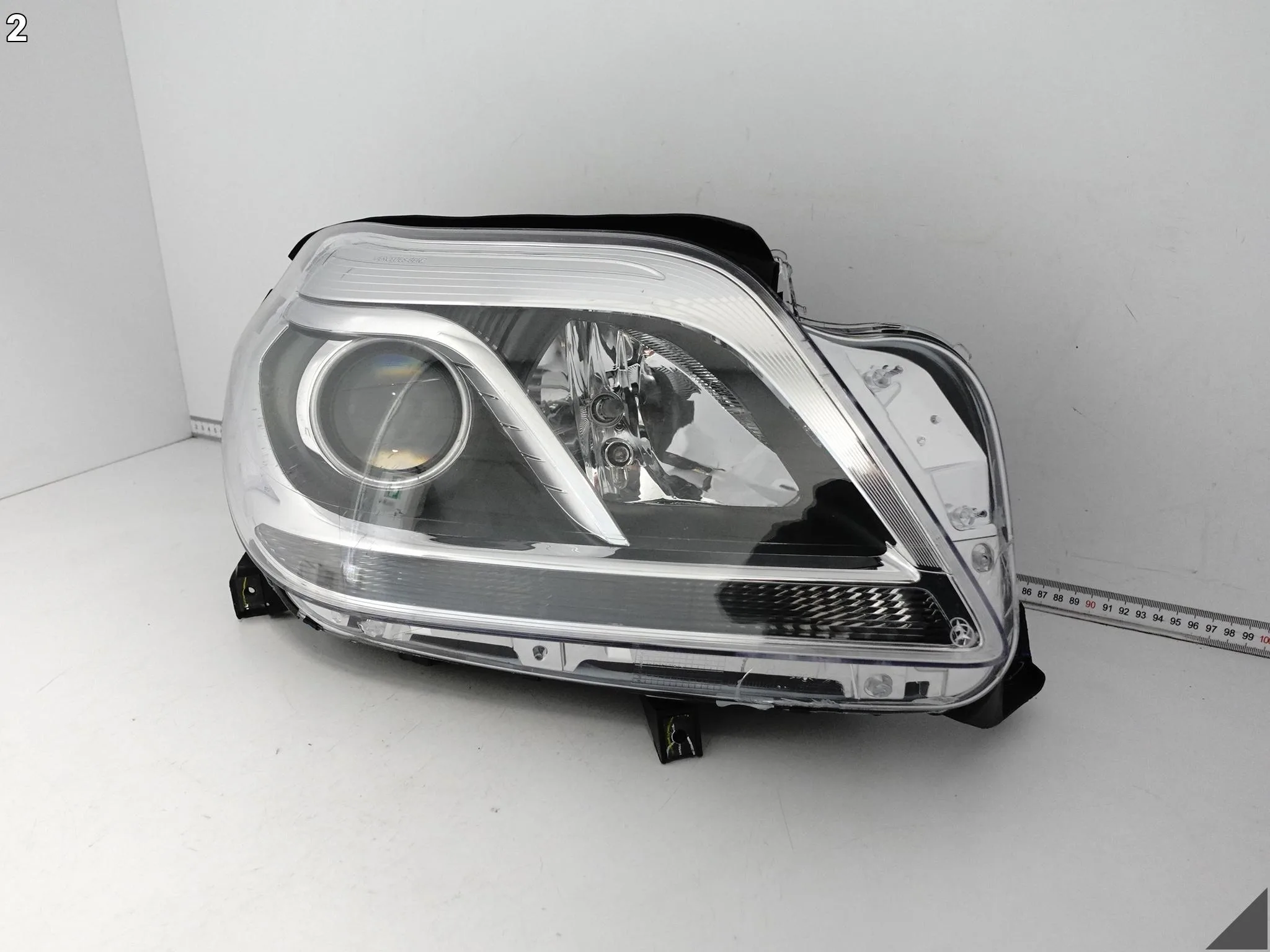 MERCEDES GL II X166 12-15 LAMPA HEADLIGHT ZWYKŁA HALOGEN PRAWA PRZÓD EU 1b32818b788ef7684dc8a750c9a9f06b