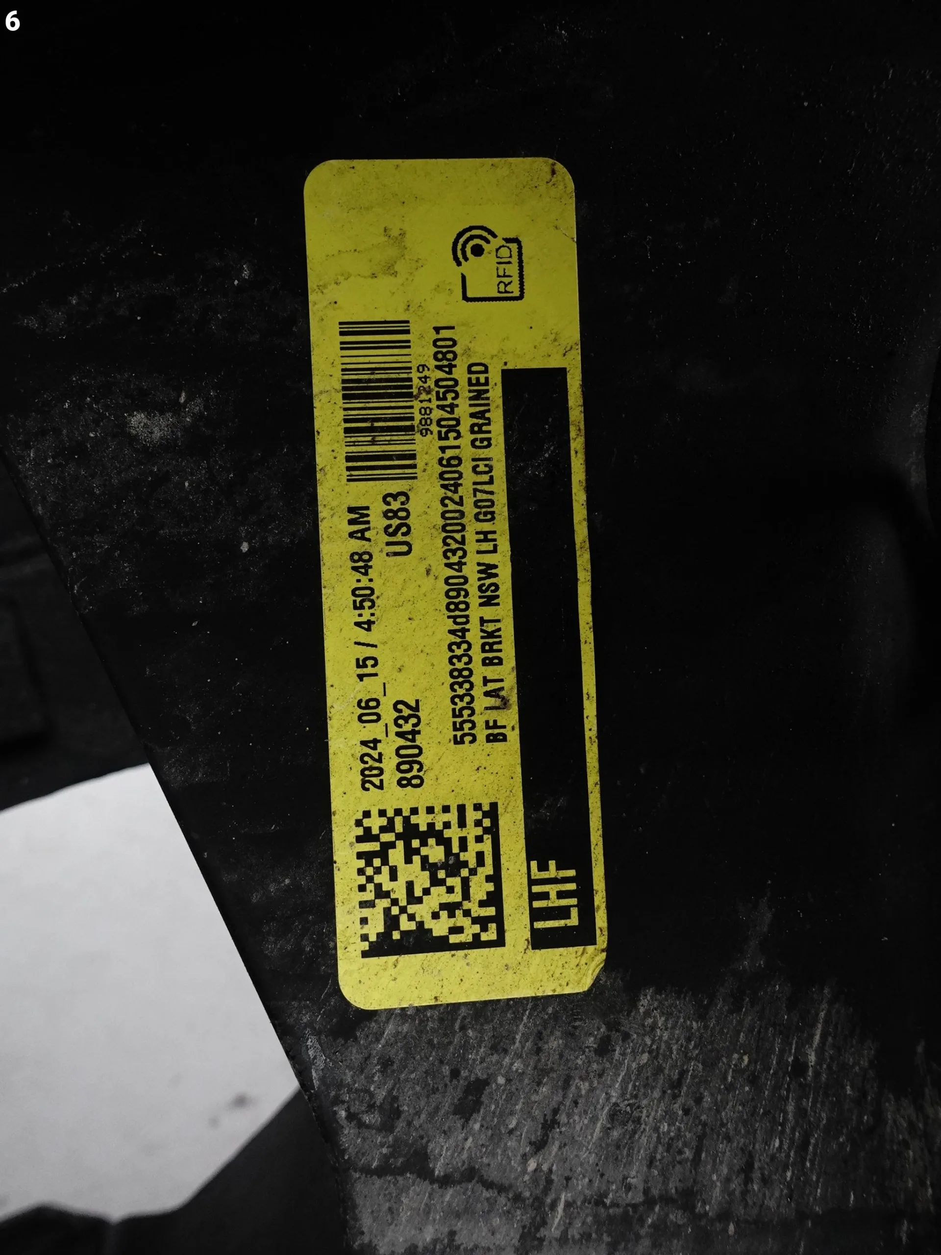 BMW X7 G07 LIFT LCI 22- ŚLIZG WZMOCNIENIE MOCOWANIE W ZDERZAK PRZÓD LEWY dfe4a1e9c0bc47ecec94ea8c43260903
