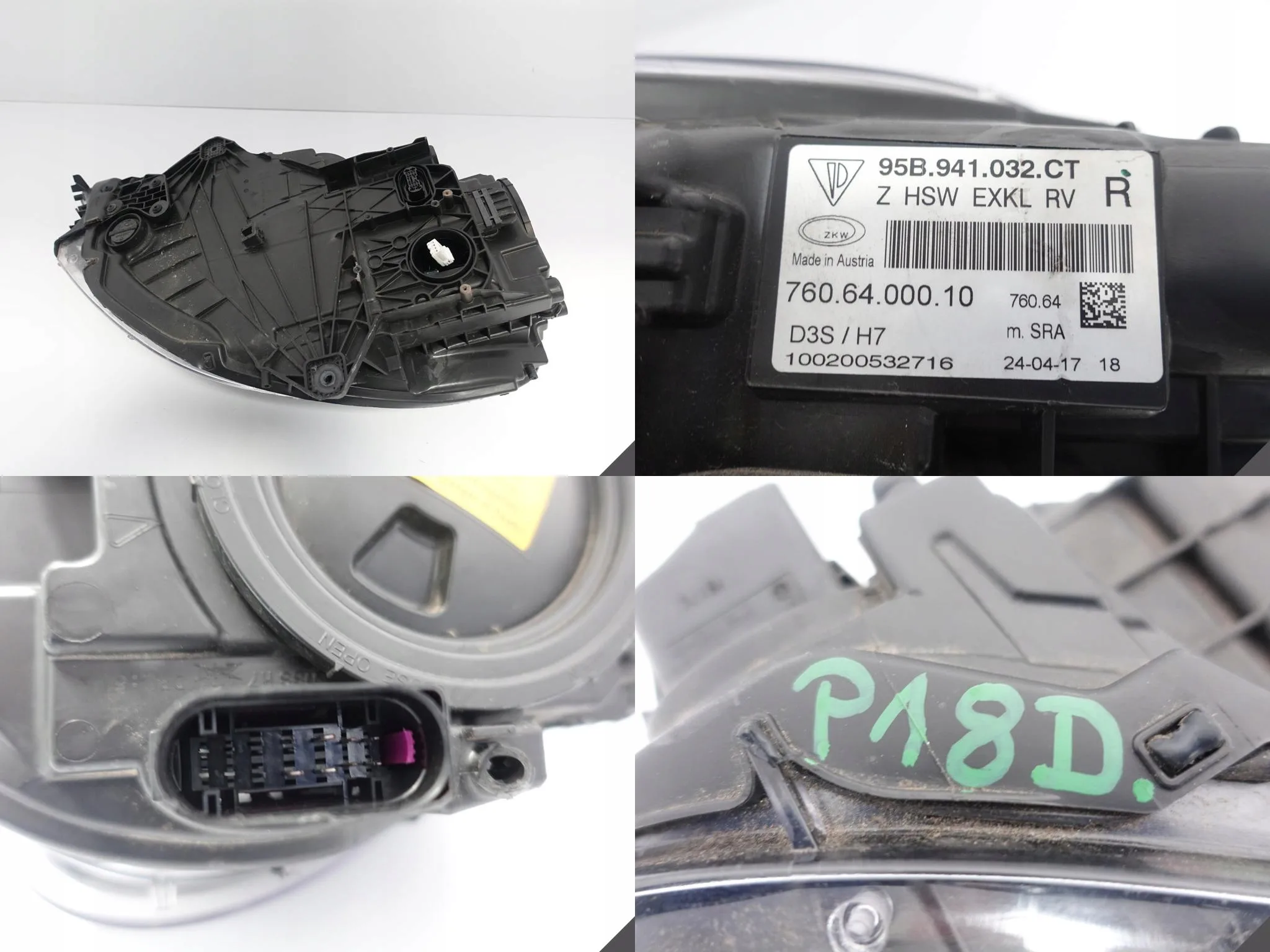 PORSCHE MACAN 95B 13-18 TURBO / GTS LAMPA XENON EXKL PRAWA PRZÓD EU CZARNA 96137bb06f517efce68d19725e1e575c