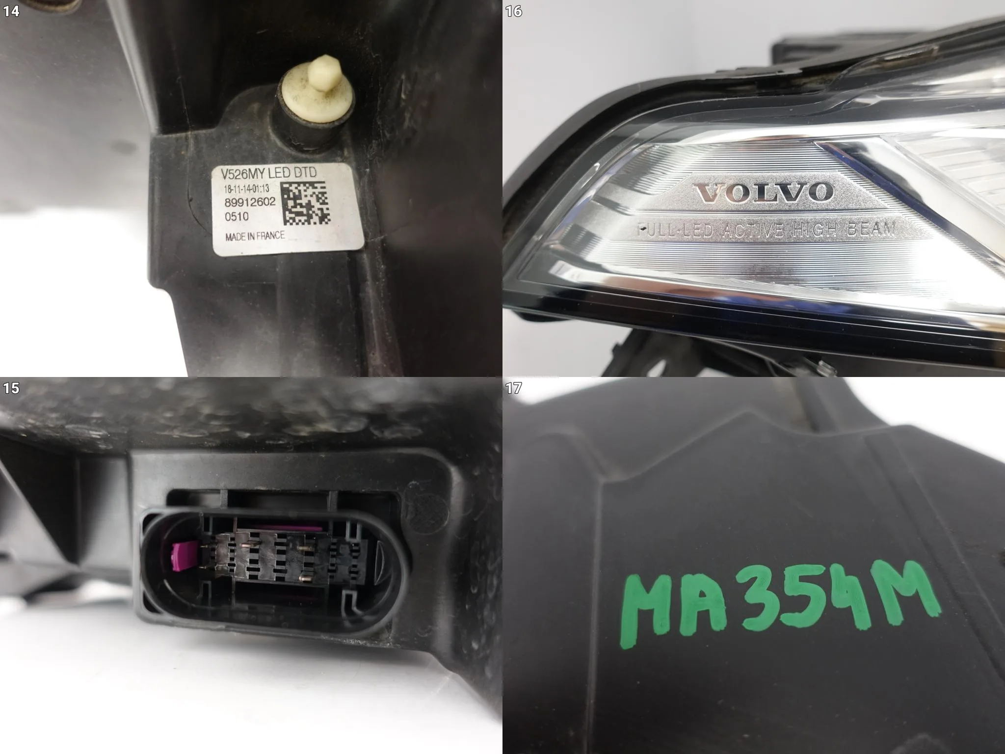 VOLVO XC90 II 2 15-19 FULL LED ACTIVE HIGH BEAM LAMPA PRAWA PRZÓD EUROPA 8980a74420194e3d7b8996a94bc274ab