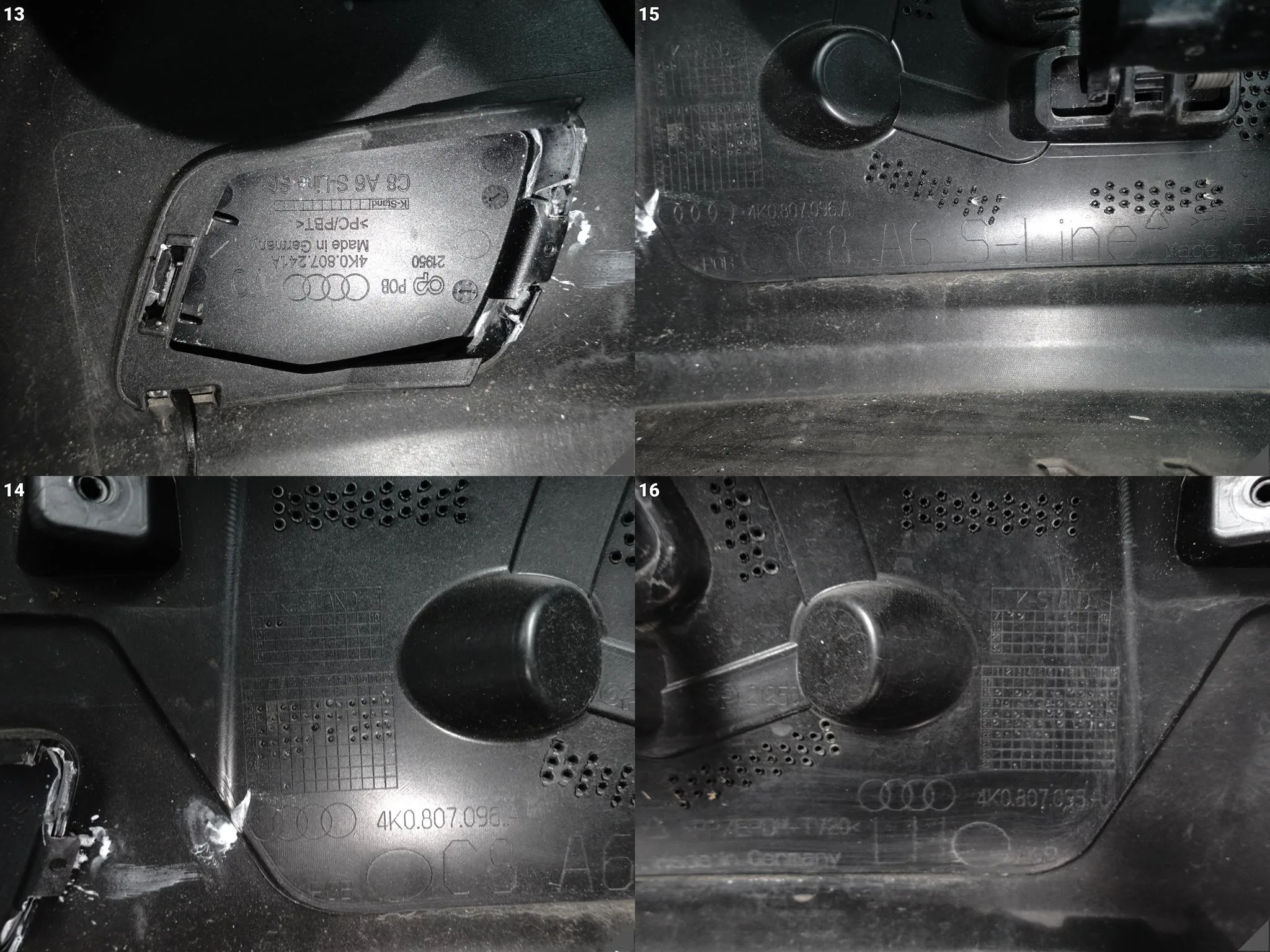 AUDI A6 S6 C8 4K0 S-LINE 18-25 ZDERZAK BUMPER PRZÓD (6xPDC / SPRYSKI) c916e49b5e39b3a6eea3c88f03d8774e