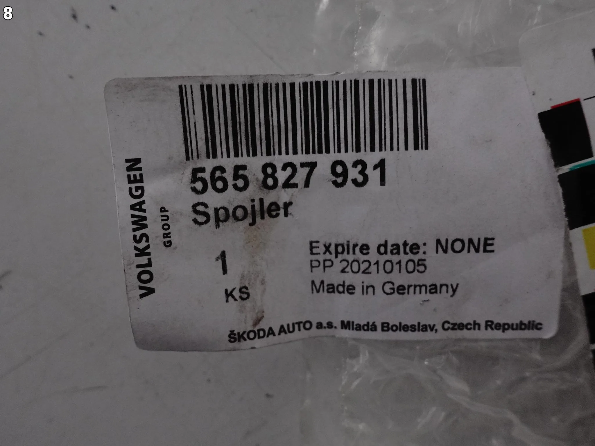 SKODA KODIAQ I 565 LIFT 16-24 LISTWA SPOILER KLAPY BAGAŻNIKA LEWA TYŁ ORG a3d3a2e9a2f0d685b61d67e55ecdce07