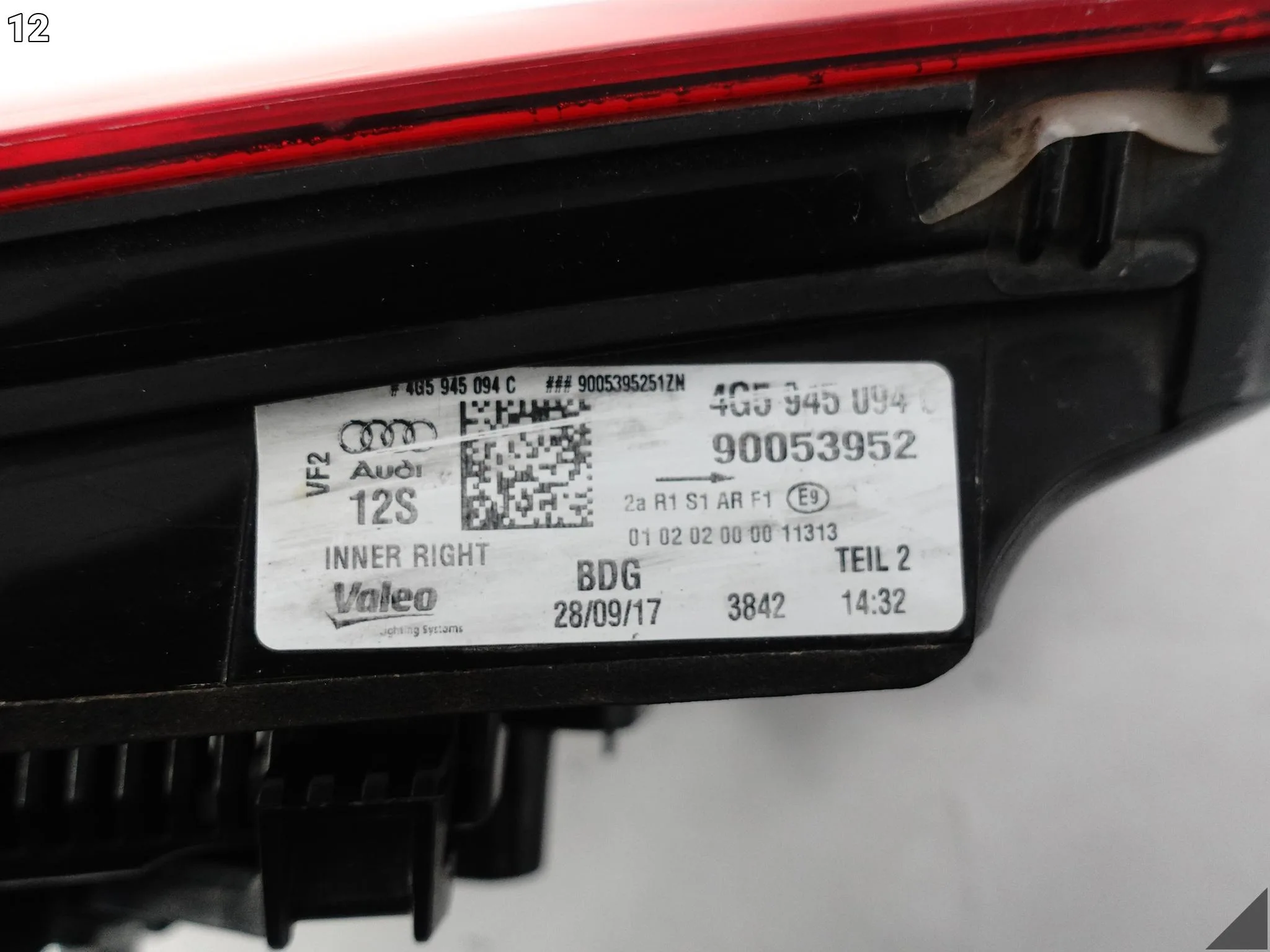 AUDI A6 S6 C7 4G5 4G0 SEDAN LIFT 14-18 LAMPA LED W KLAPĘ PRAWA TYŁ EUROPA faaa09a387731eebb892d5be166ebb3c