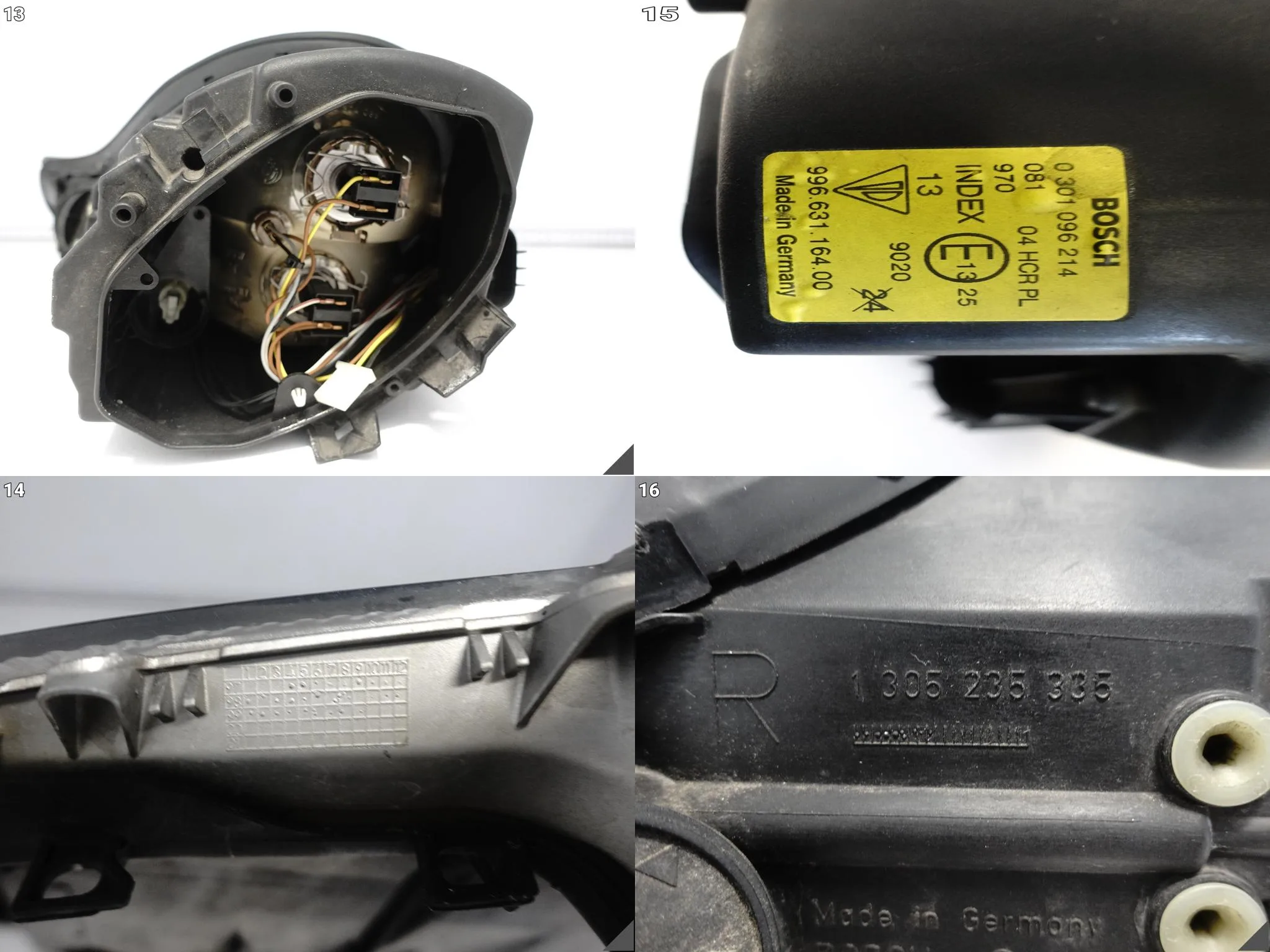PORSCHE 911 996 996.1 98-01 LAMPA ZWYKŁA HALOGEN PRAWA PRZÓD EUROPA b5b00d9850ab689dd0d224b2b98b0f6f