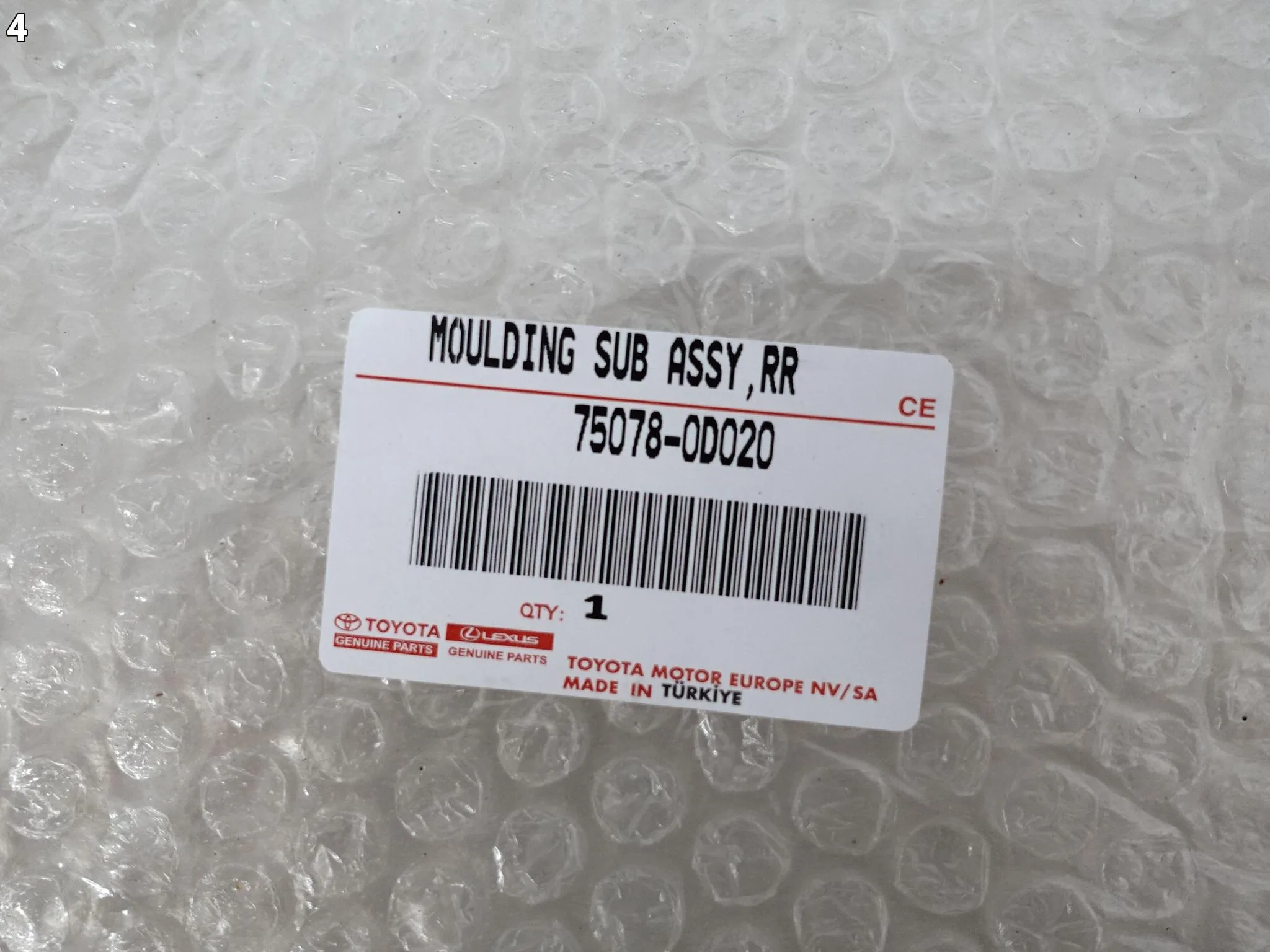 TOYOTA YARIS CROSS 20- DOLNA LISTWA OSŁONA NA DRZWI LEWA TYŁ ORYGINALNA 2a40757554e1c10be52d3c6219ec7549