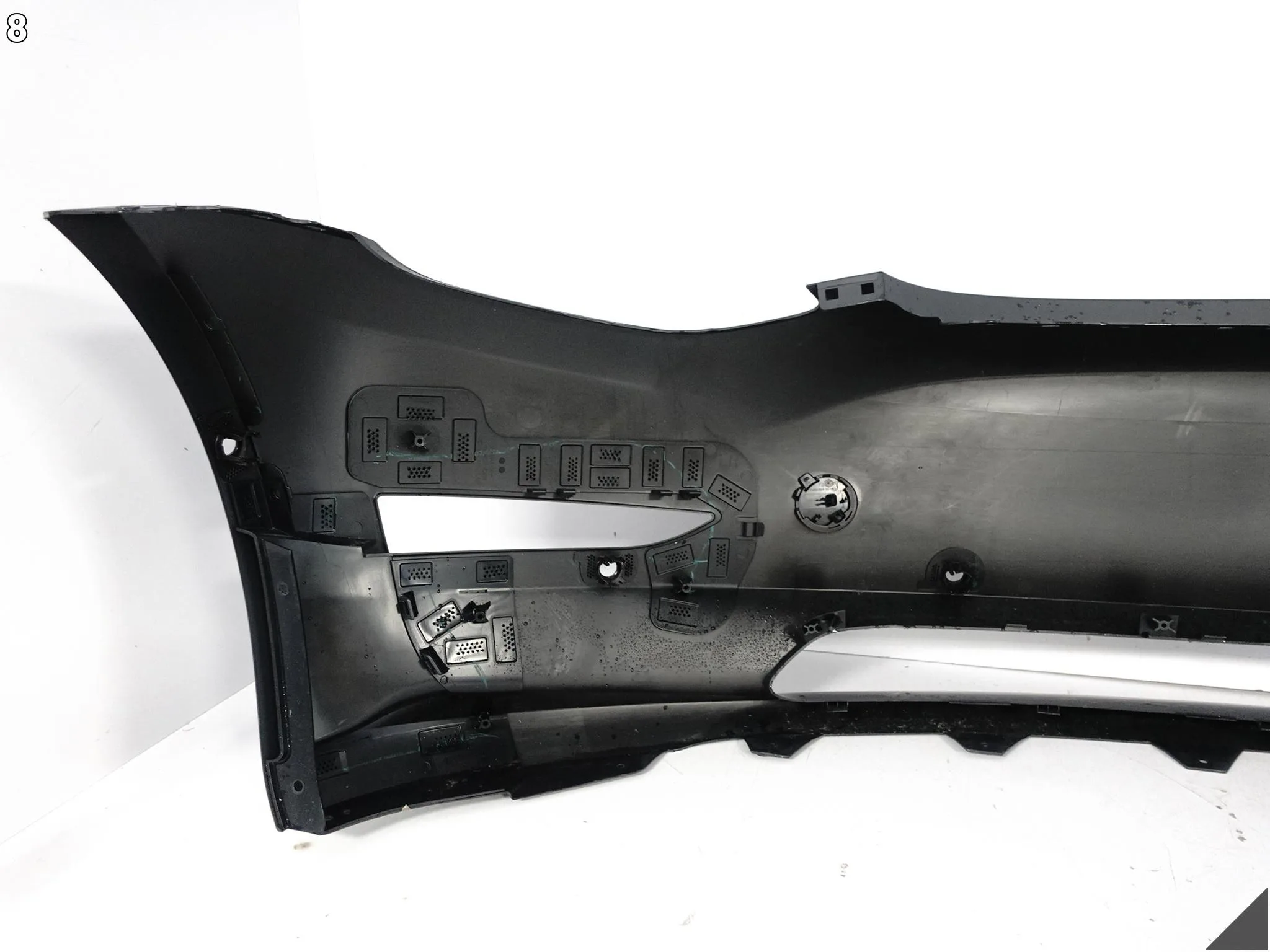 TESLA MODEL 3 III 17-23 ZDERZAK BUMPER + MOCOWANIA HALOGENÓW (6xPDC) de67ed02d1a82ab2c911c29115e60881