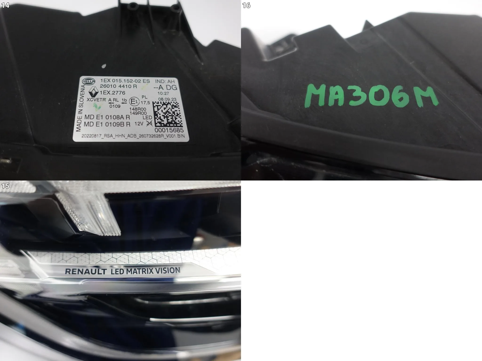 RENAULT AUSTRAL HHN 22- LAMPA FULL LED MATRIX VISION PRAWA PRZÓD EUROPA 924d028f3e802df6e571ef7ad0809228