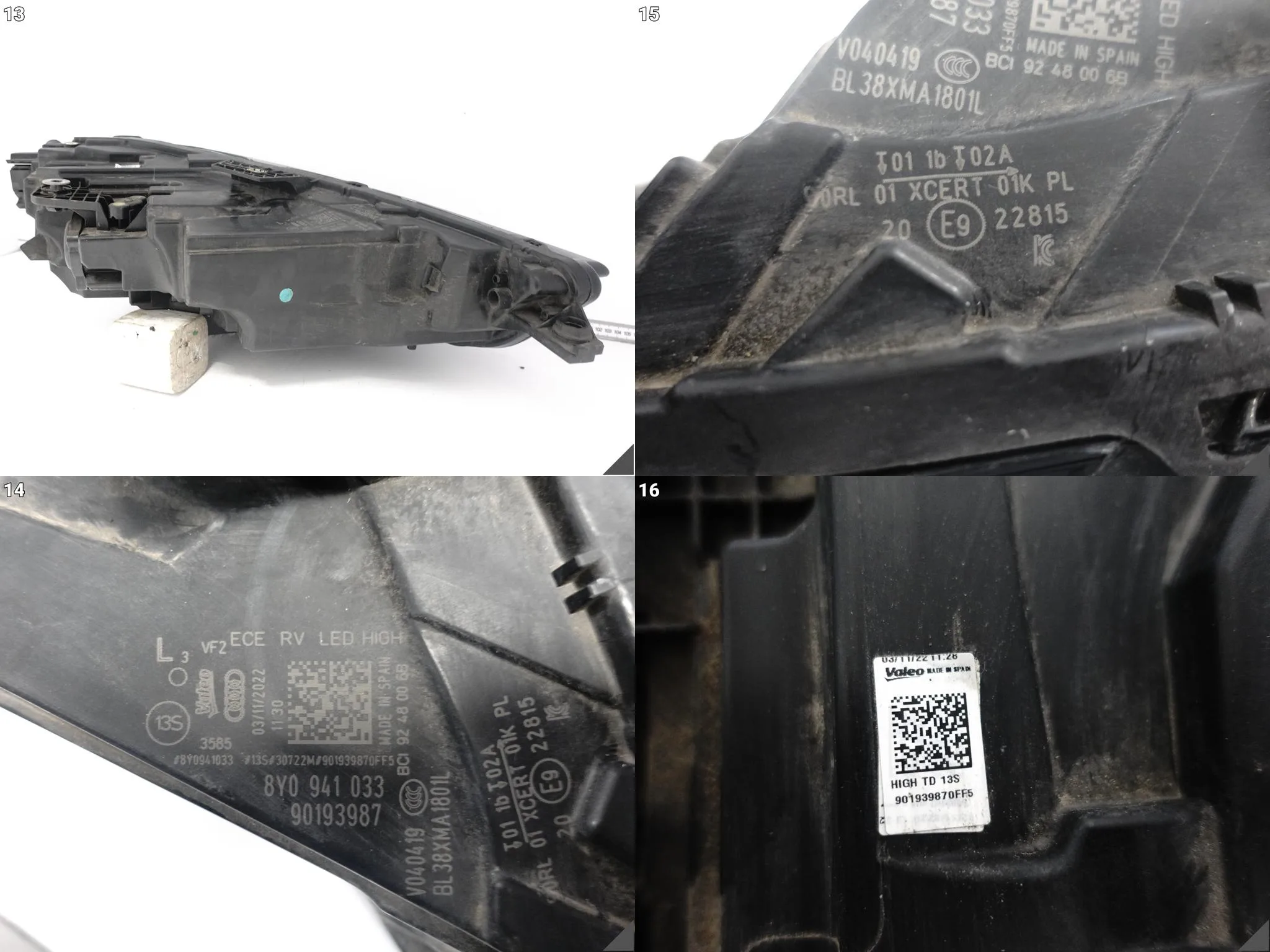 AUDI A3 S3 8Y0 20-24 LAMPA FULL LED LEWA PRZÓD EUROPA *033* + MODUŁ 5a4105e81b9c995ed17886923d36f22e