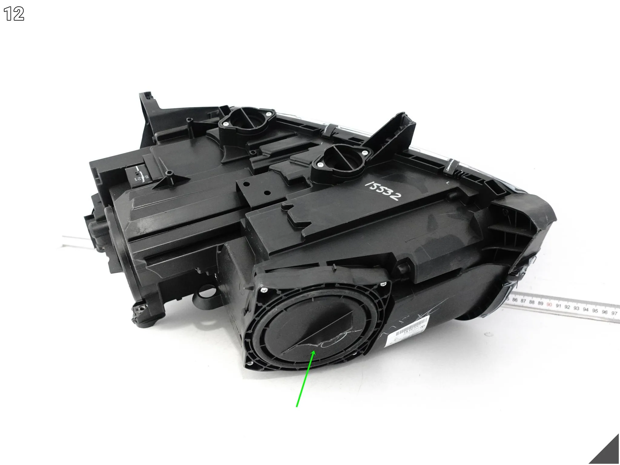 MERCEDES GL II X166 12-15 LAMPA HEADLIGHT ZWYKŁA HALOGEN PRAWA PRZÓD EU be2a6726d14b34626cf9c6a8240d7be4