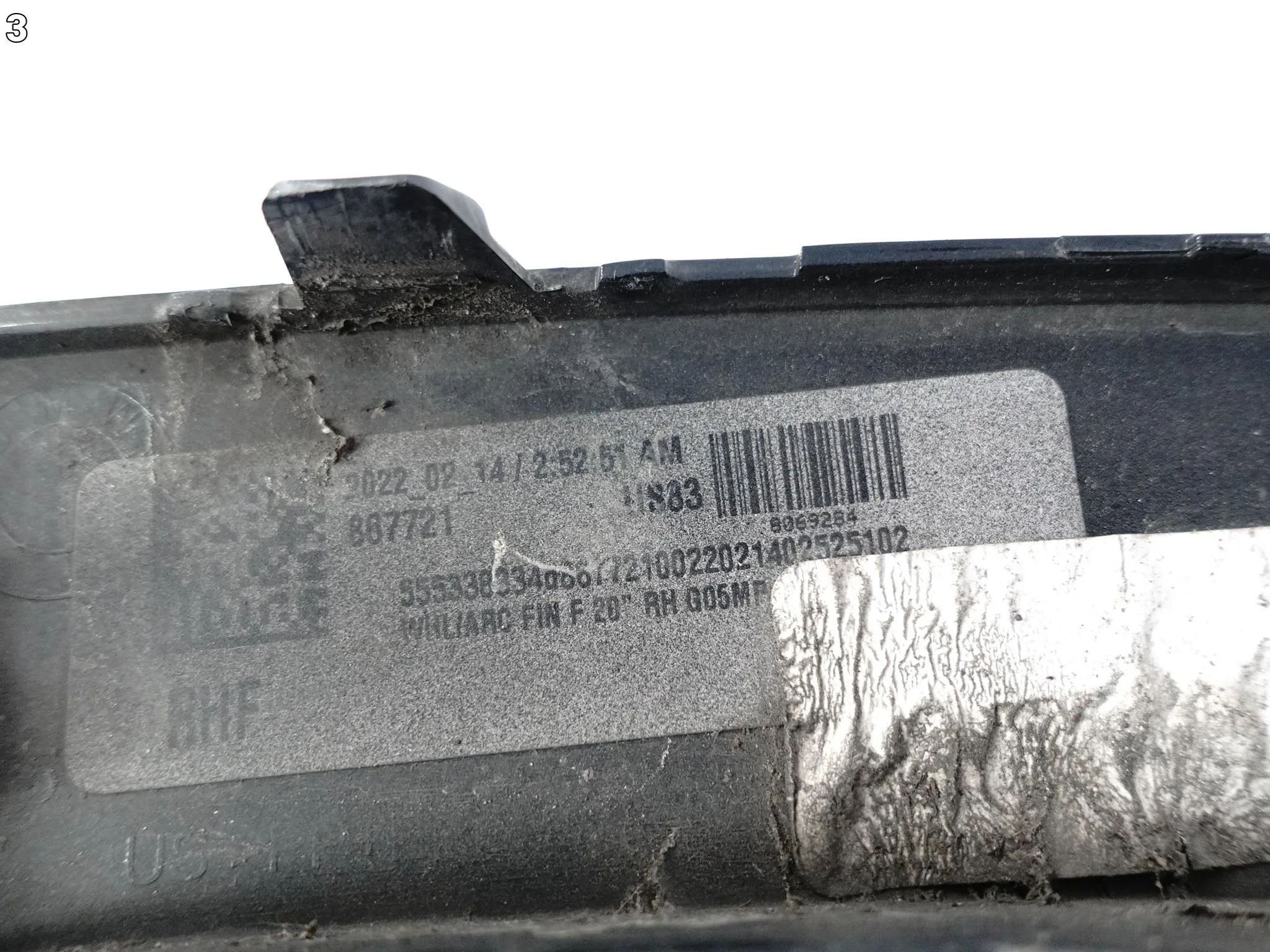 BMW X5 G05 M-PAKIET 18- LISTWA NAKŁADKA NA BŁOTNIK PRAWA PRZÓD 3402fe3f45182e26335f7f5acad83d22