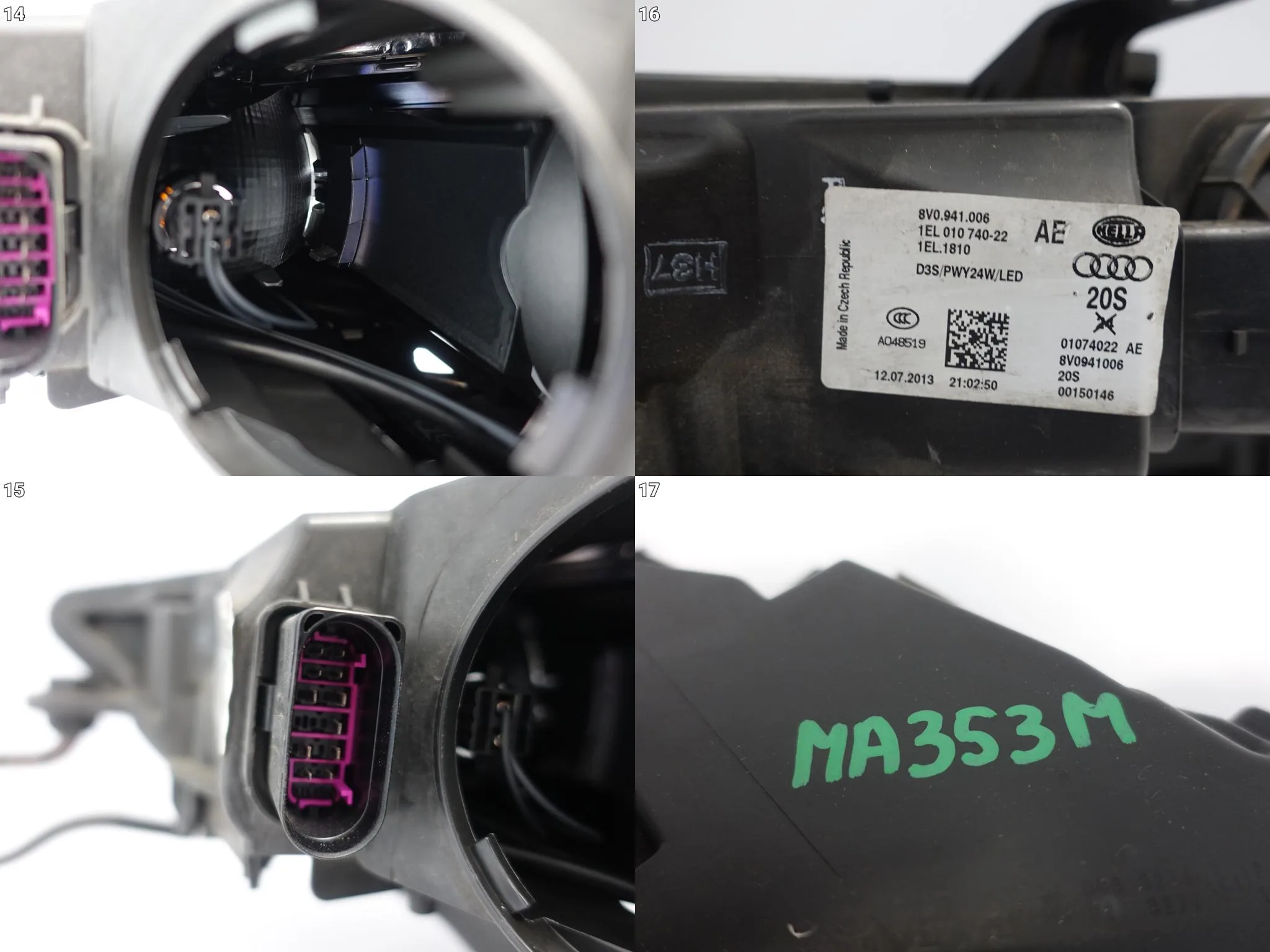 AUDI A3 S3 8V0 12-16 XENON + LED NIESKRĘTNA LAMPA PRAWA PRZÓD EUROPA 3e9ab248796b721c69e38c099b83738e
