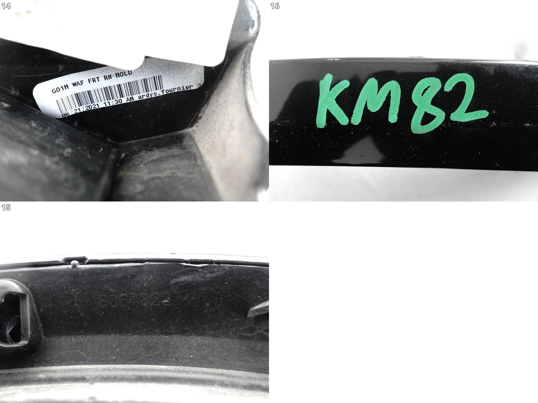 BMW X3 G01 X4 G02 M-PAKIET X3M F97 X4M F98 17- LISTWA BŁOTNIK PRZÓD PRAWA 3ae6bb2278cc1f5474d3ad9294d30ce9