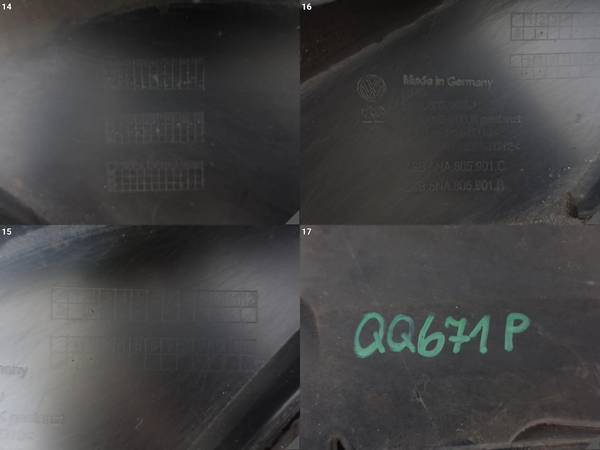 VW TIGUAN II 2 5NA LIFT 20-24 SPOILER DOKŁADKA NAKŁADKA ZDERZAK PRZÓD (PDC) f284943ae82e655207dcea97db8d2d86