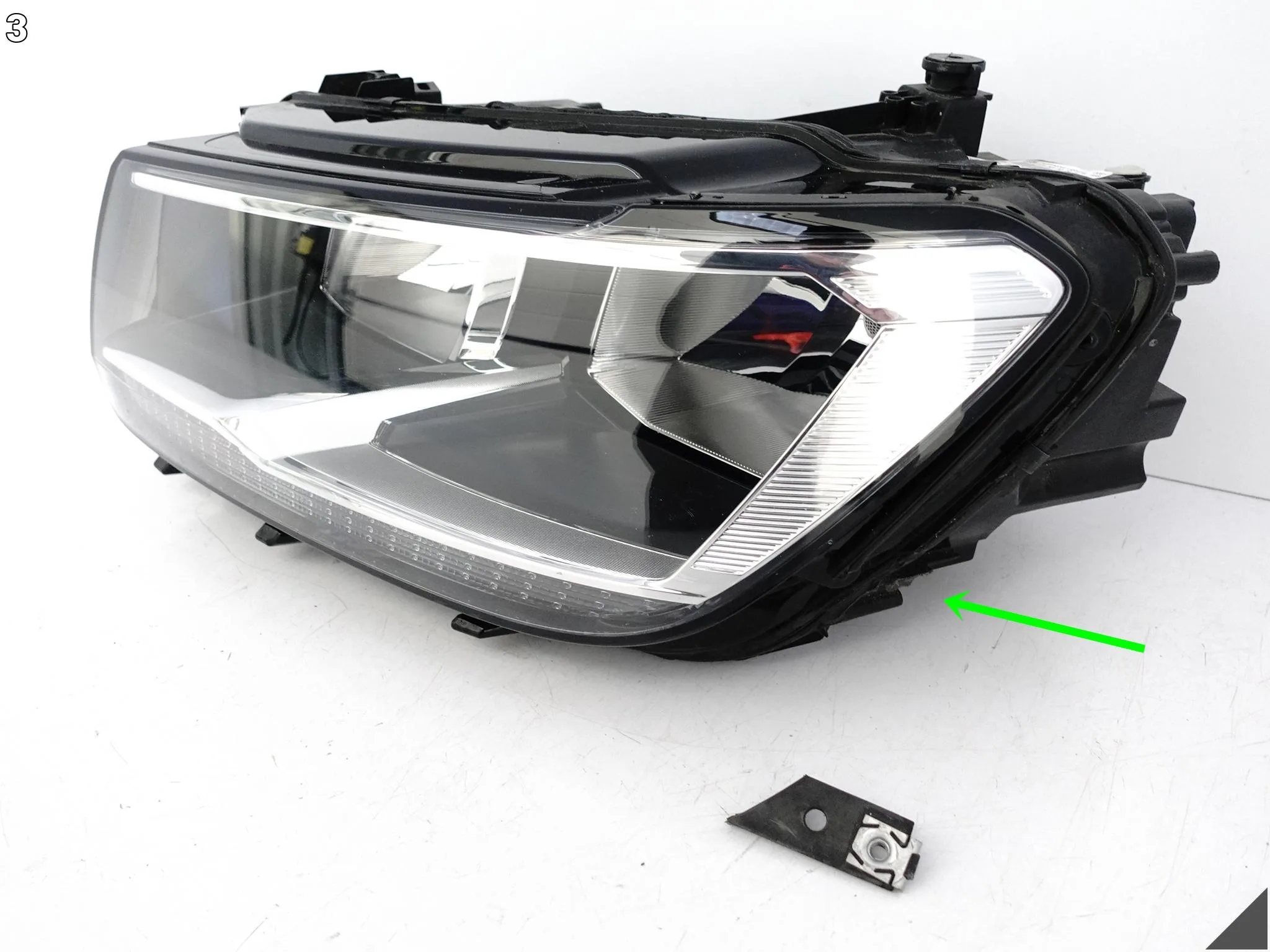 VW TIGUAN II 2 5NB 15-20 LAMPA HEADLIGHT ZWYKŁA HALOGEN LEWA PRZÓD EUROPA 1a4d7edf48219b38cc708e02aa266ca3