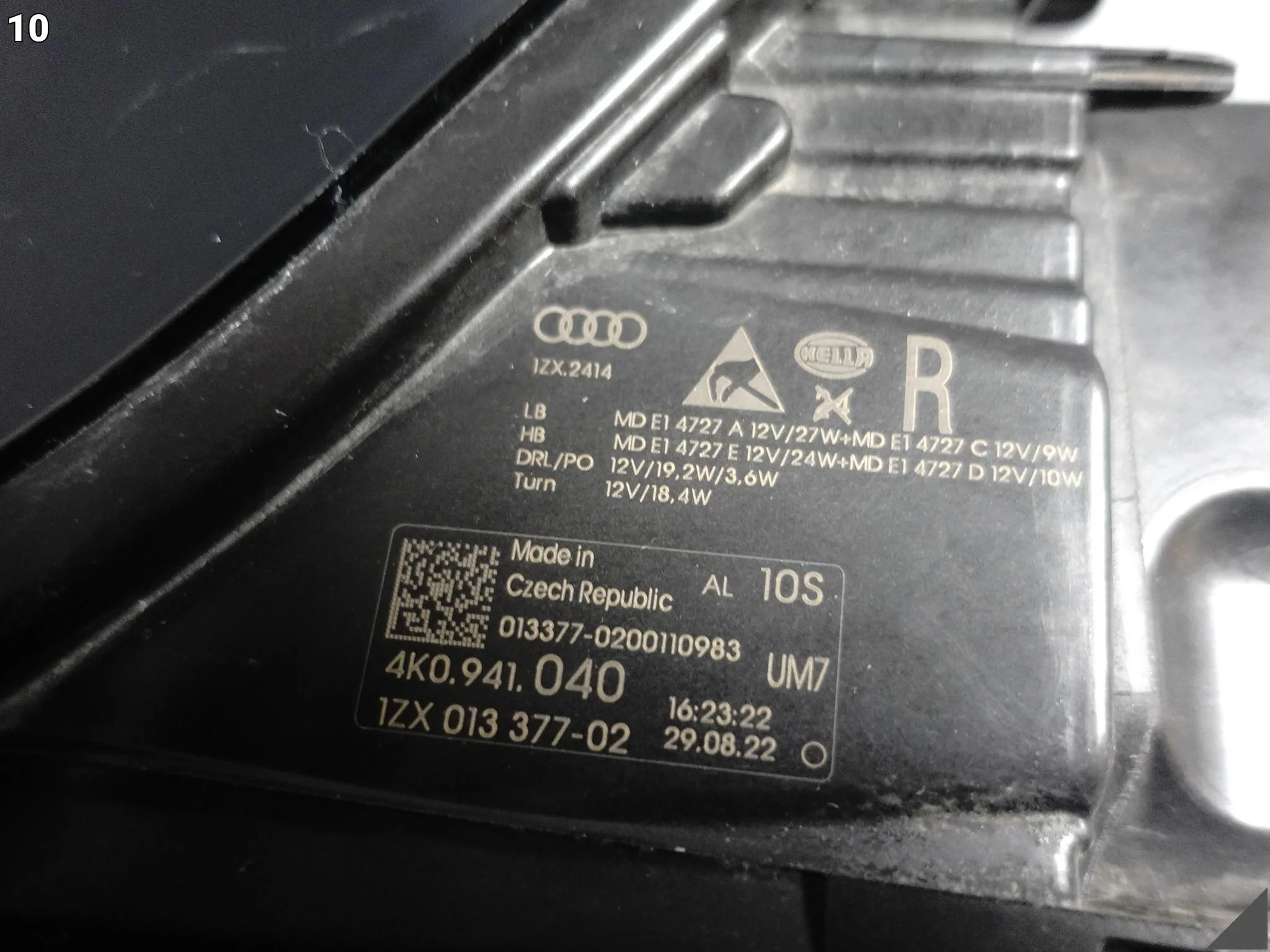 AUDI A6 S6 C8 4K0 18-25 LAMPA MATRIX FULL LED PRAWA PRZÓD + MODUŁ B.ŁADNA a4207c5a6e72f9034ae67129b3732875