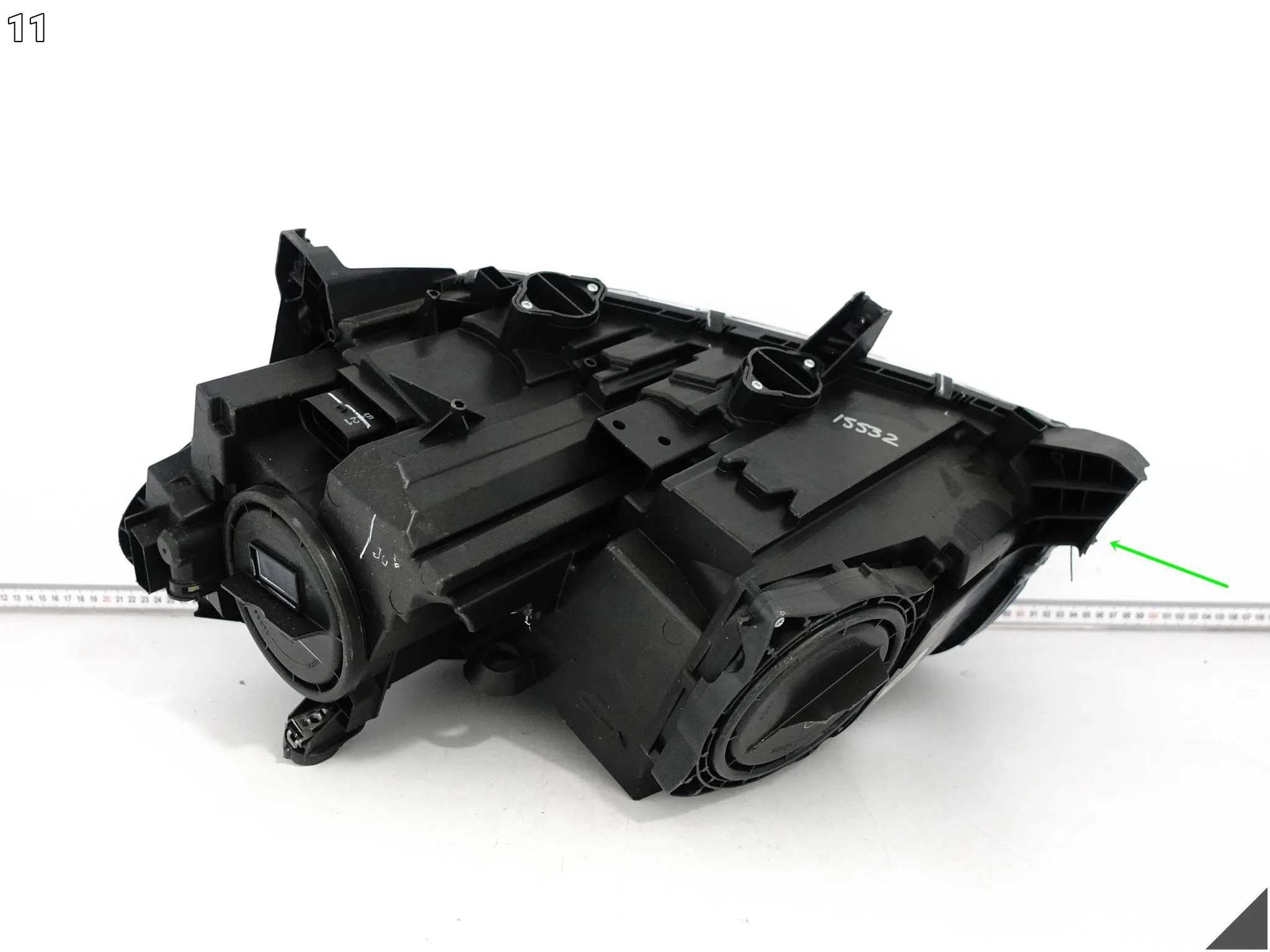 MERCEDES GL II X166 12-15 LAMPA HEADLIGHT ZWYKŁA HALOGEN PRAWA PRZÓD EU 8738b670be4e14309b8b64671d590212