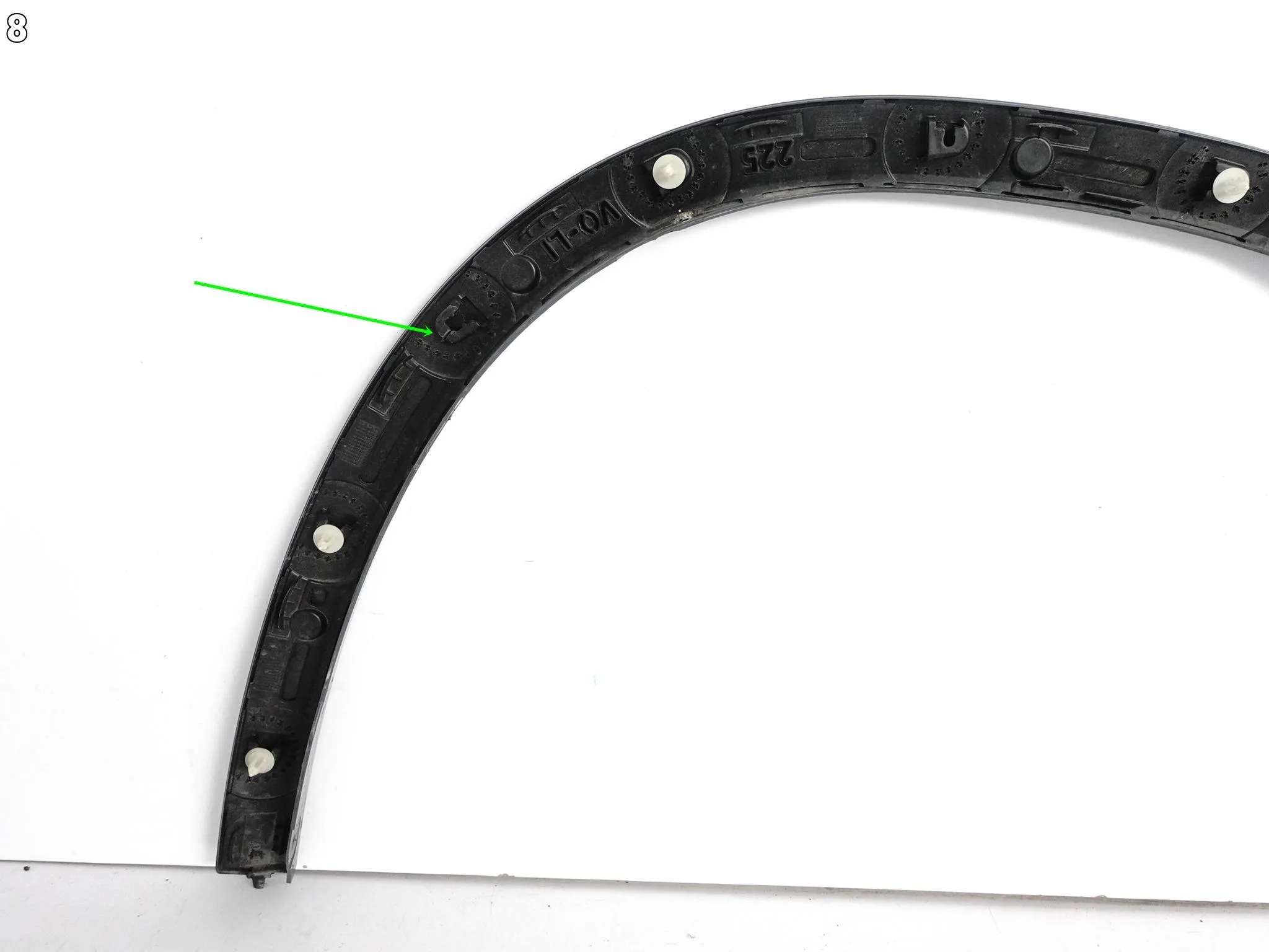 BMW X1 U11 M-PAKIET MSP 225 22- LISTWA NAKŁADKA NA BŁOTNIK PRZÓD LEWA STORM 49b458873fb316f6500351a94b00187b