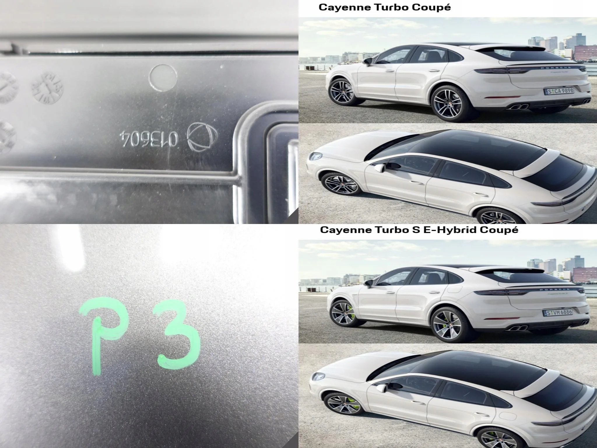 PORSCHE CAYENNE 9Y3 COUPE GTS TURBO SPOILER LOTKA 553de5a81e97813bc4577910edd7825e