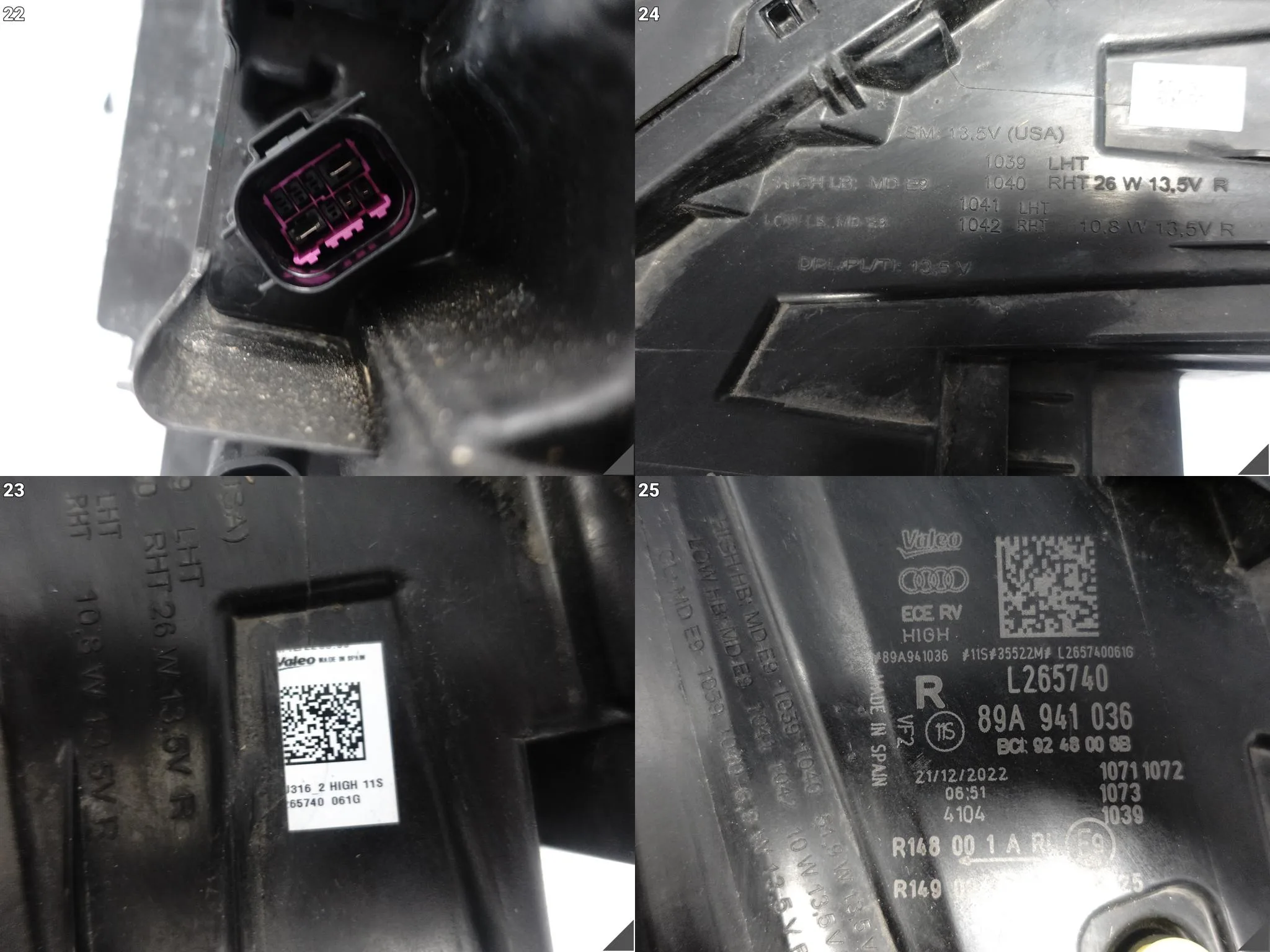AUDI Q4 E-TRON 89A 21- LAMPA MATRIX HIGH FULL LED PRAWA PRZÓD EUROPA d3d3898896e1f30d137a22a9095001d6