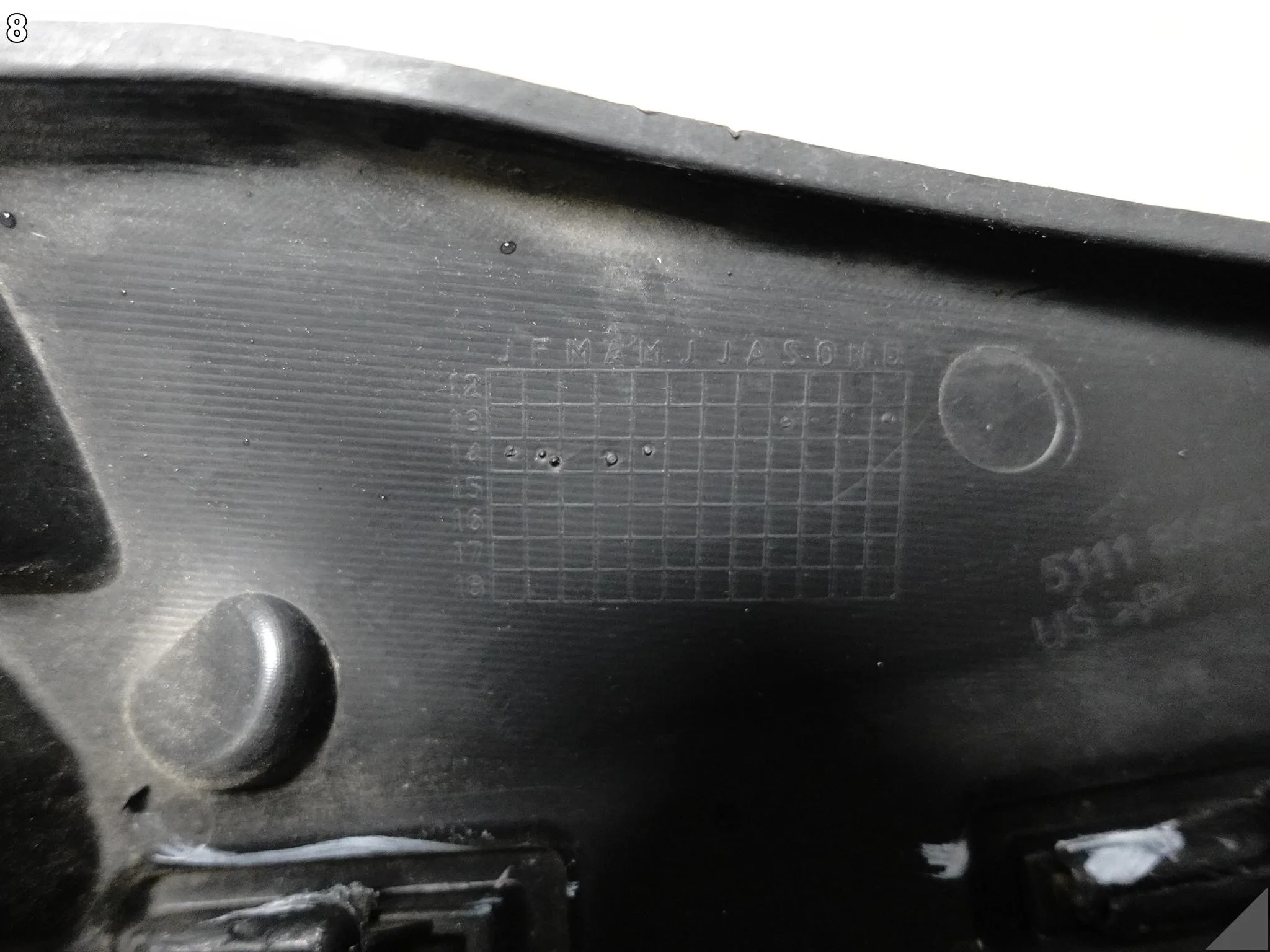 BMW X3 F25 LIFT X4 F26 M-PAKIET 14-17 ŚLIZG KOSZYK MOCOWANIE PRAWE PRZÓD 075a1fe12ffd773378945a327544a62b