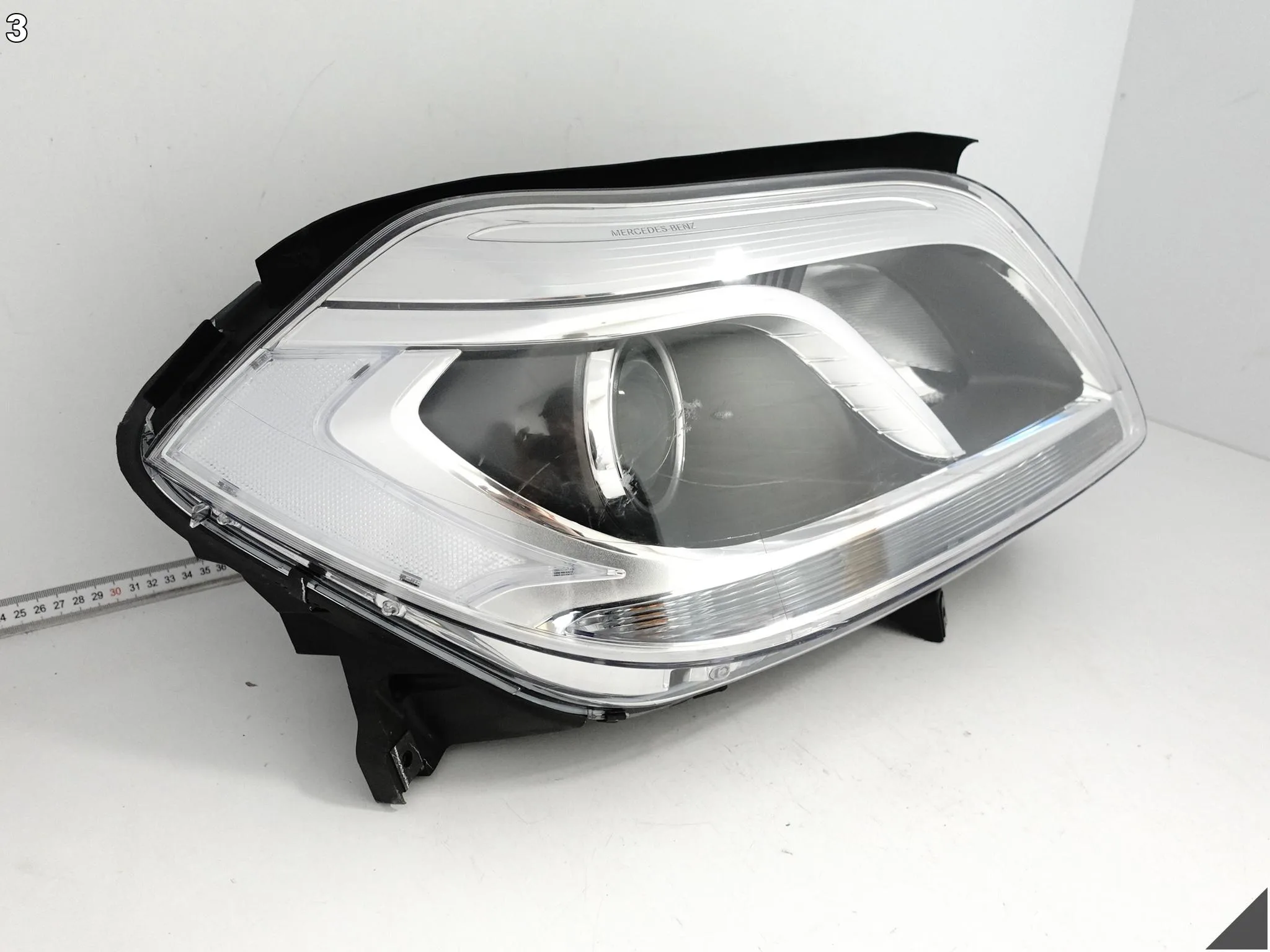 MERCEDES GL II X166 12-15 LAMPA HEADLIGHT ZWYKŁA HALOGEN PRAWA PRZÓD EU ab1785d7eceb217e30f244510f308c06