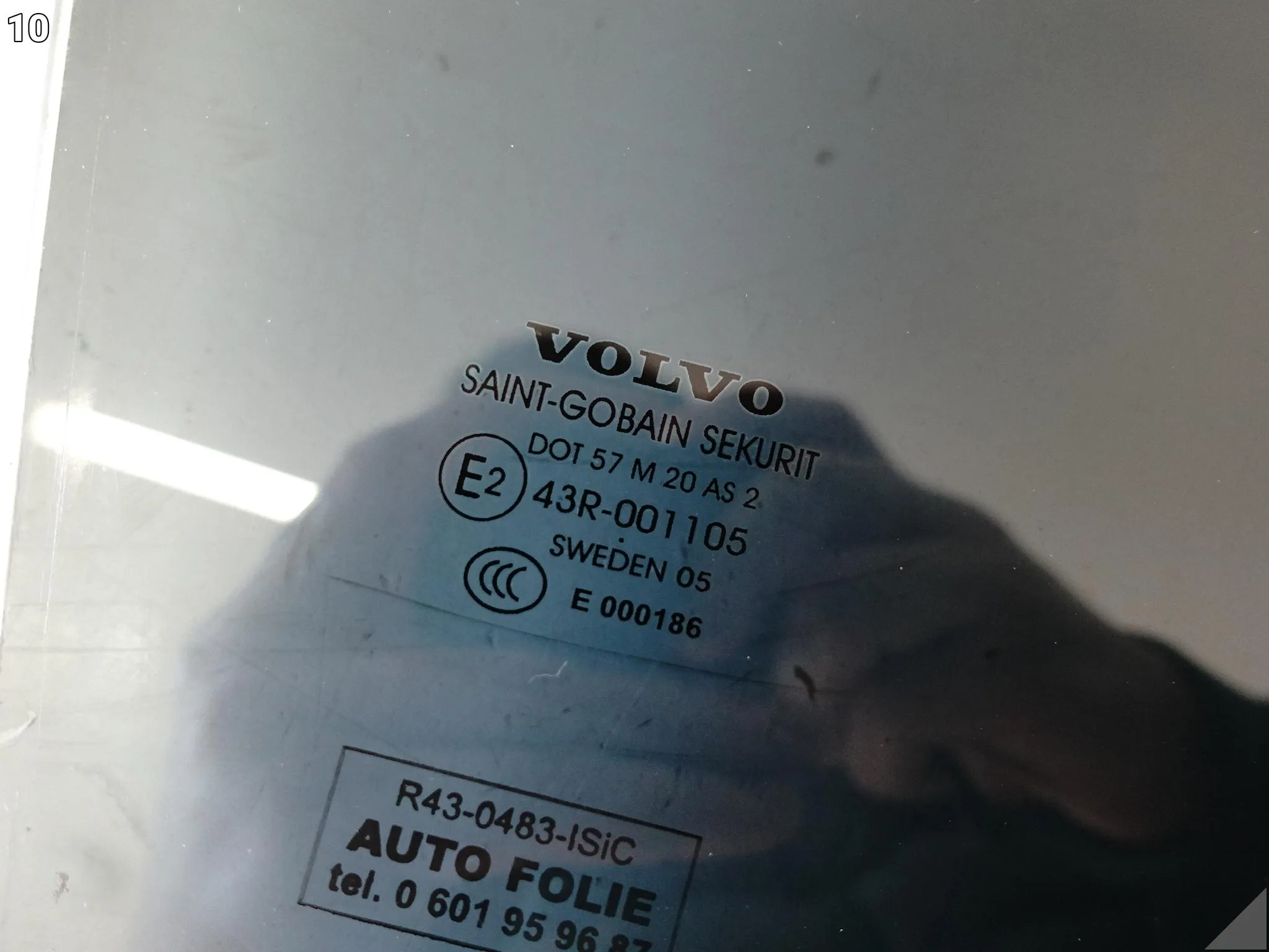 VOLVO V70 II 2 00-07 SZYBA BOCZNA DRZWI PRAWA TYŁ 837ffb4914f77586d4698c7e9f5cb7ff