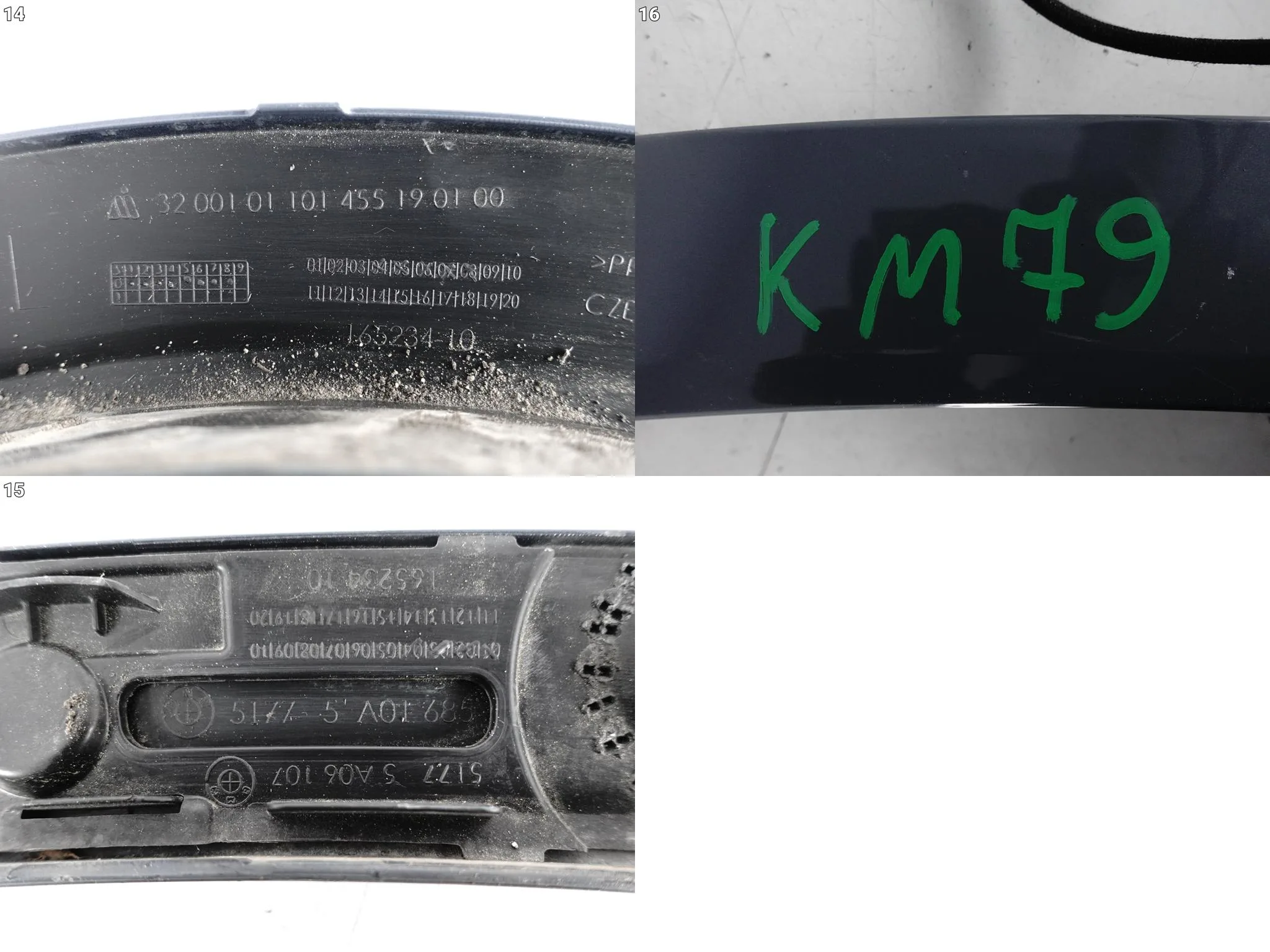 BMW X1 U11 M-PAKIET MSP 225 22- LISTWA NAKŁADKA NA BŁOTNIK PRZÓD LEWA STORM 54bc8d4f06b525d72f3eb1aa182cdf65
