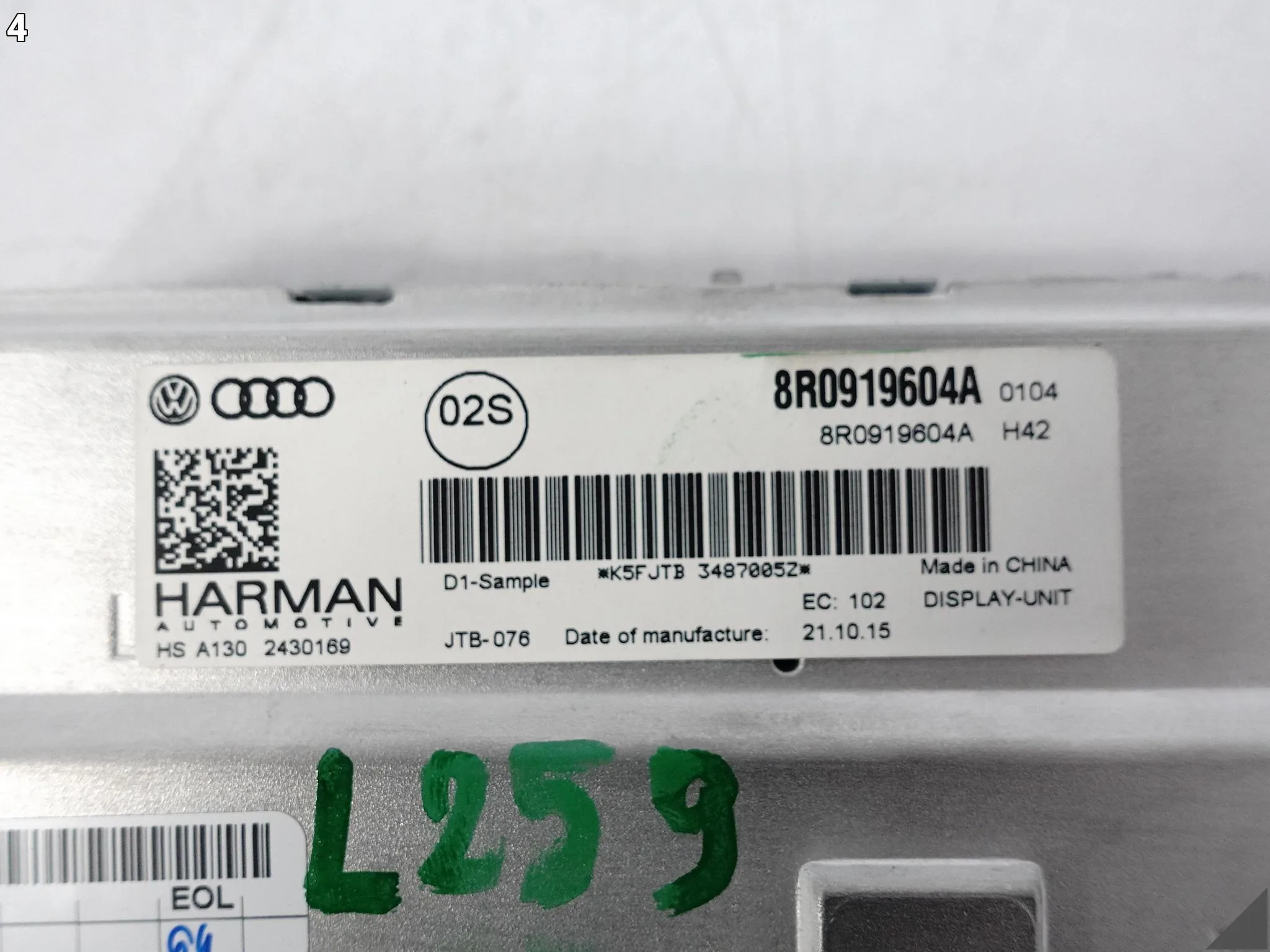 AUDI A5 S5 8T0 A4 S4 8K0 Q5 8R0 11-16 WYŚWIETLACZ MULTIMEDIALNY DISPLAY 7” add7041aafe890b26e4f09e1a4d648cc