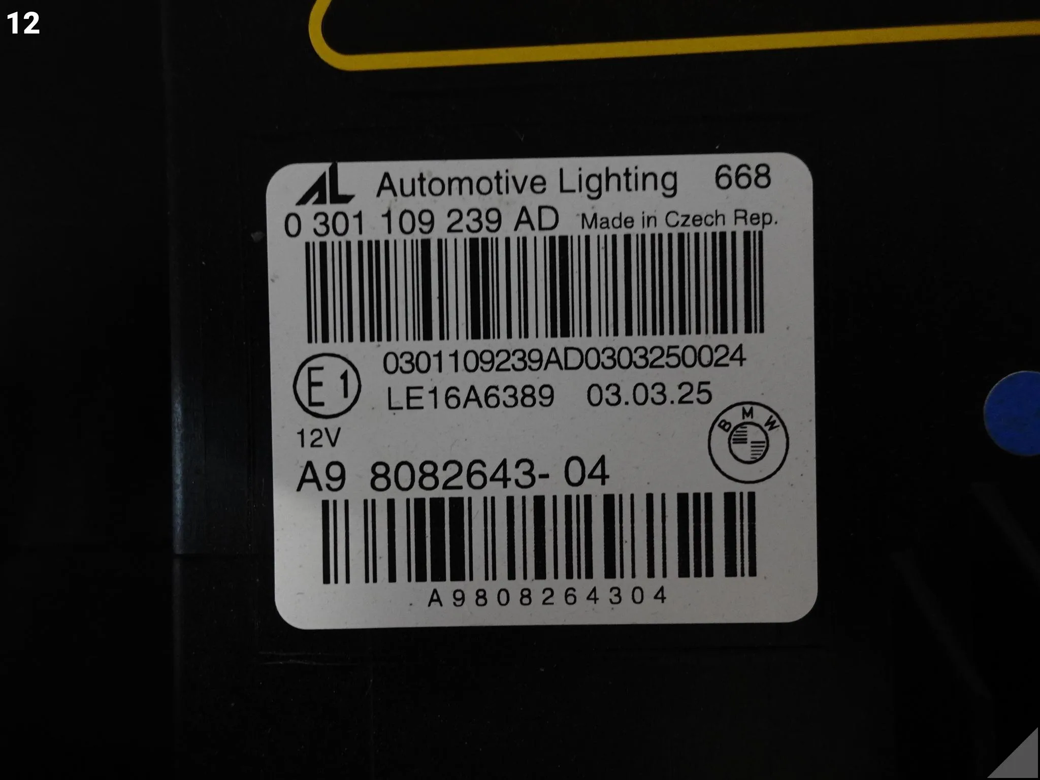 BMW M8 F91 F92 F93 8 G14 G15 G16 18- LAMPA LASER LEWA PRZÓD SHADOW LINE EU 6cd7a93e6d29de9a219cd2710fa38913