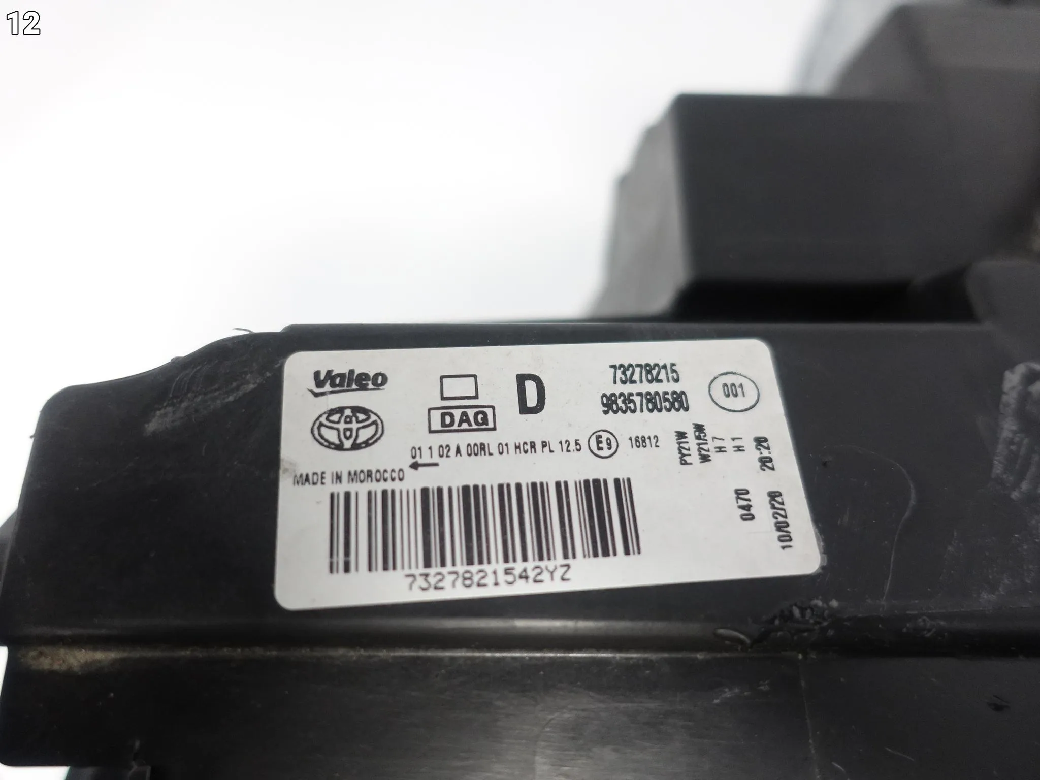 TOYOTA PROACE CITY 19-23 LAMPA PRAWA PRZÓD ZWYKŁA HALOGEN H7 EUROPA 9ab572f2506c0fa5b931e607ef99e87b