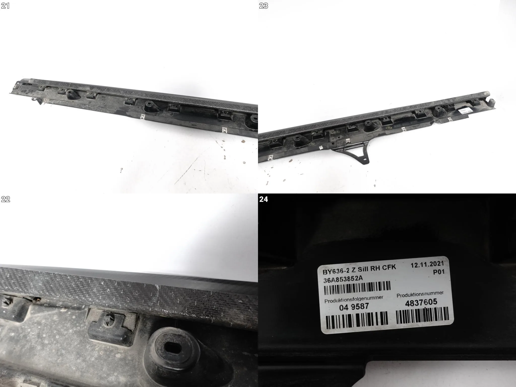 BENTLEY BENTAYGA 36A BY636 20- LIFT PRÓG LISTWA NAKŁADKA CARBON PRAWY 478b65e45dd68d0cfcbfe7387d76f1c3