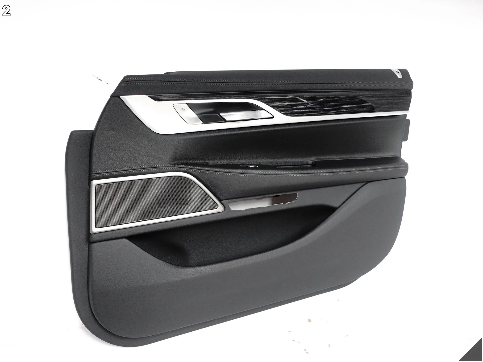 BMW 7 G12 19-22 TAPICERKA SKÓRA DEKOR KLAMKA PRZEŁĄCZNIKI DRZWI PRZÓD R a8415a326b4aab3e365a7ec3cae4c538