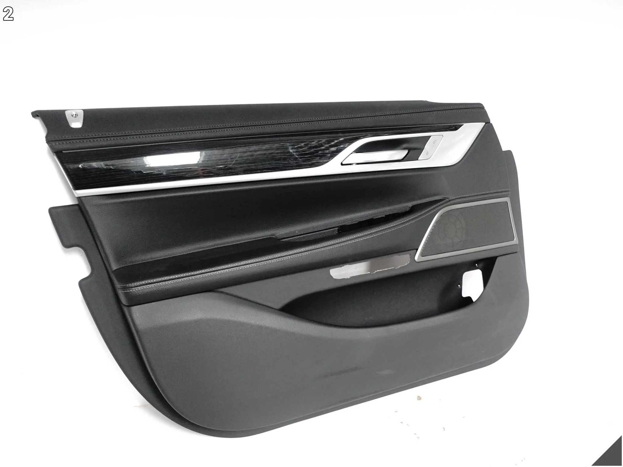 BMW 7 G12 19-22 TAPICERKA SKÓRA DEKOR KLAMKA PRZEŁĄCZNIKI DRZWI PRZÓD L 6dac0a5c2b37113ece6c878fe7f40b0f