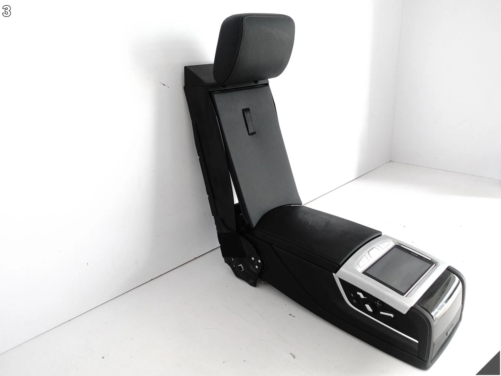 BMW 7 G12 LCI 19-22 KANAPA PODŁOKIETNIK SKÓRA DAKOTA SCHWARZ + TABLET TYŁ 438d0581201e5770745833dc799b1de7