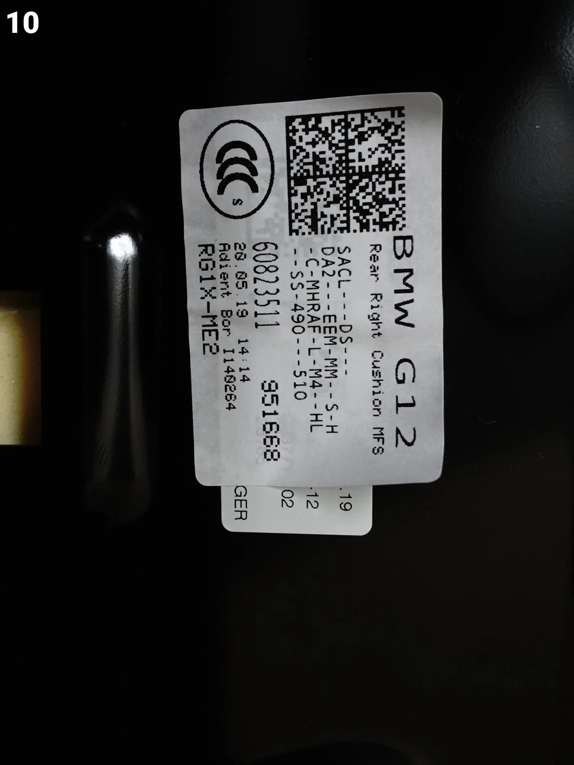 BMW 7 G12 LCI 19-22 FOTEL KANAPA SKÓRA DAKOTA SCHWARZ TYŁ PRAWY ORG d136b4c2e47b19c7e04701be0b28bacd