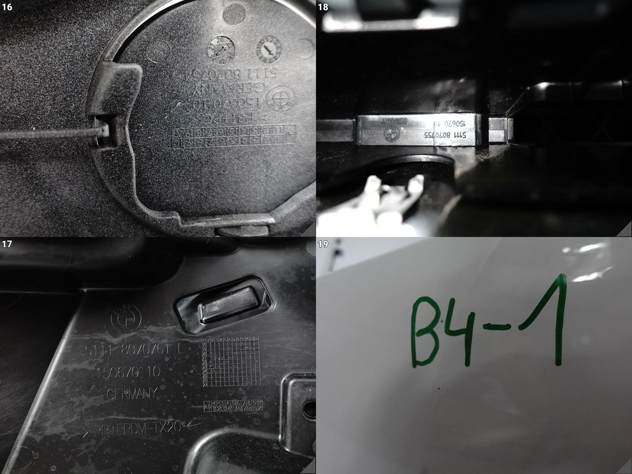 BMW M8 F91 F92 F93 M-POWER 19- ZDERZAK PRZÓD KRATKI 6xPDC DEMONTAŻ EU 69ae456d1af99286232413193cefacef