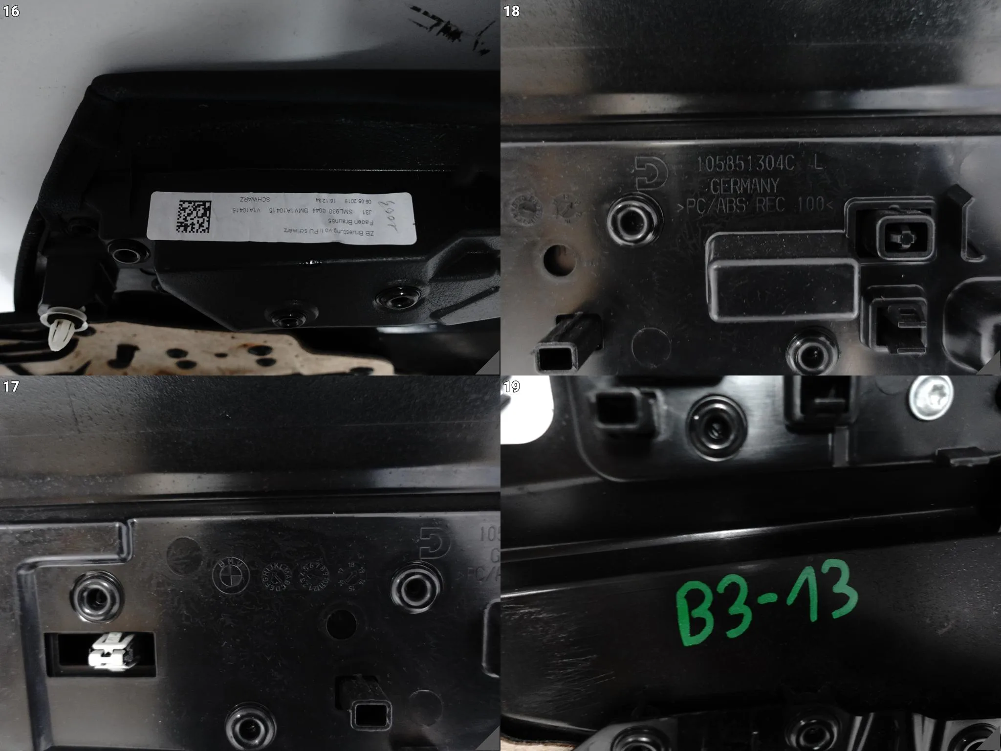 BMW 7 G12 19-22 TAPICERKA SKÓRA DEKOR KLAMKA PRZEŁĄCZNIKI DRZWI PRZÓD L 2b3104e6830791665e17db5e2d522e38