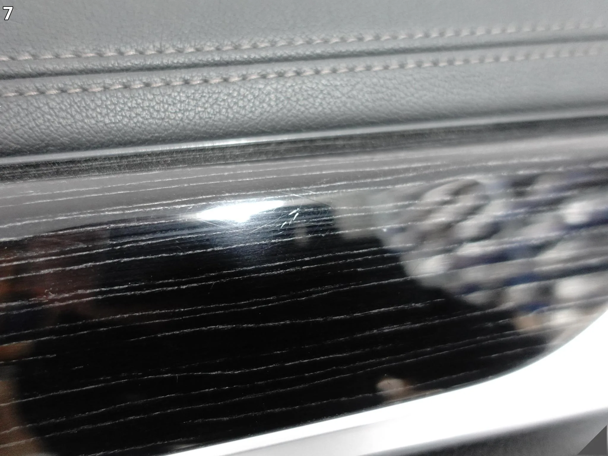 BMW 7 G12 19-22 TAPICERKA SKÓRA DEKOR KLAMKA PRZEŁĄCZNIKI DRZWI PRZÓD L d114969750f3c8f98b30da0221bc3246