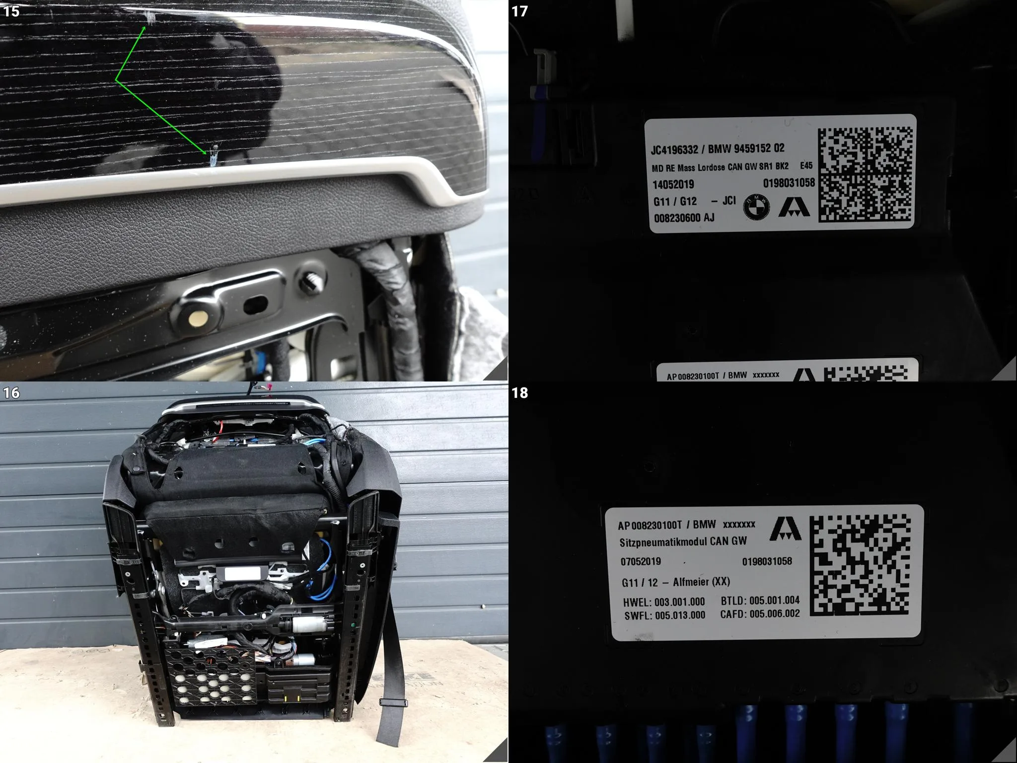 BMW 7 G12 LCI 19-22 FOTEL SKÓRA DAKOTA SCHWARZ MASAŻ GRZANIE PRZÓD PRAWY c41072b67b65aee7acb513d0318382c9