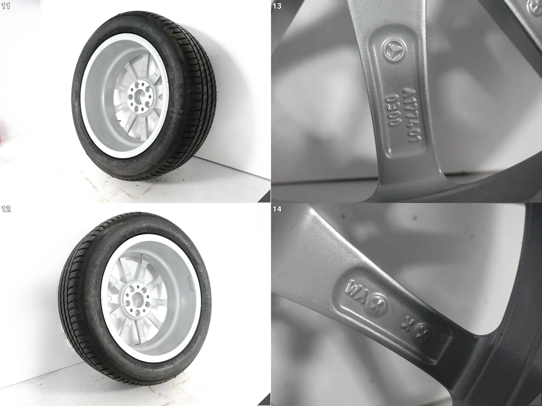 MERCEDES A W177 CLA C118 B W247 FELGA + OPONA 6,5Jx17 ET44 MICHELIN 205/55 2f9878310d33588d71b08099080fb43b