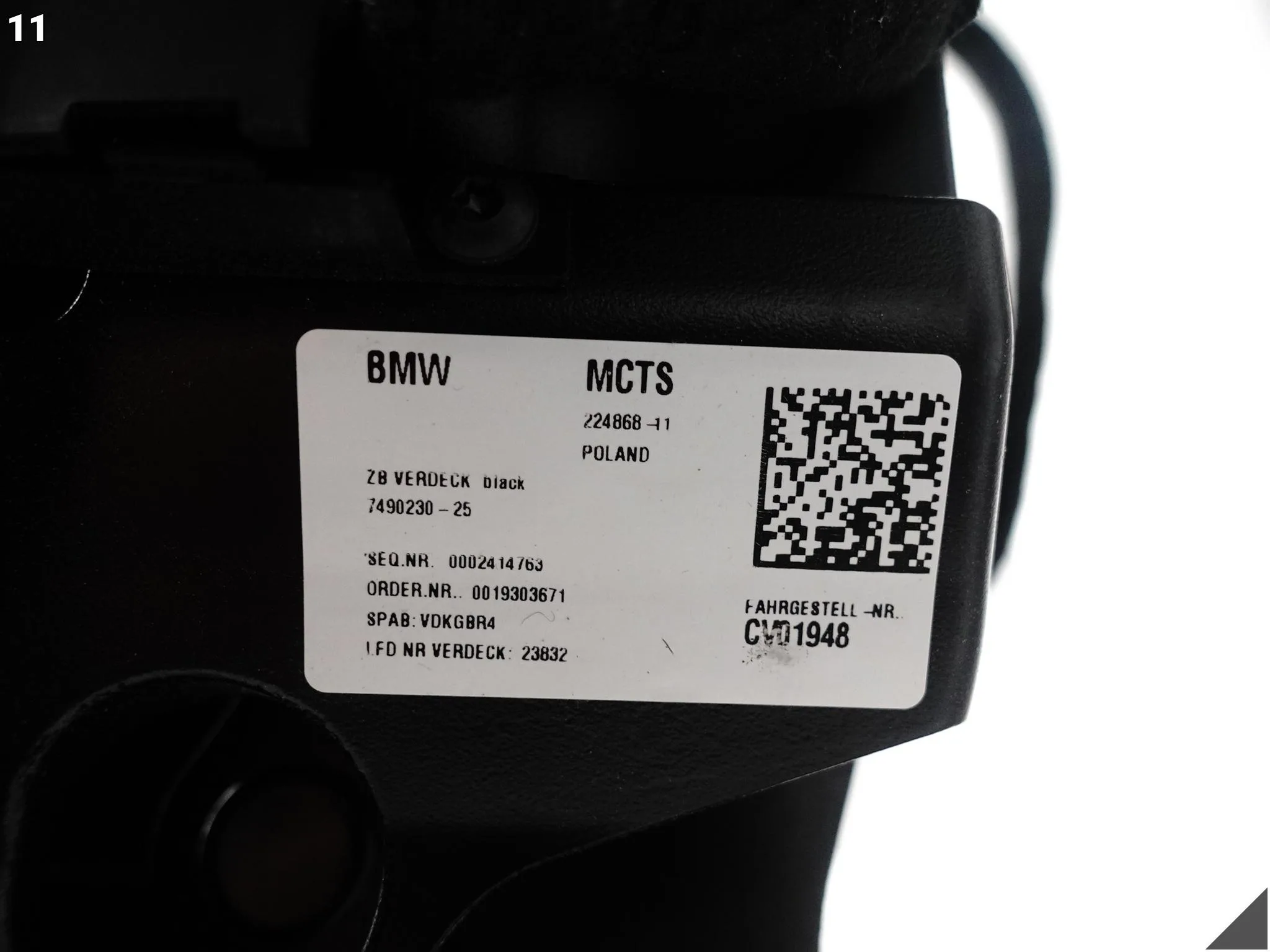 BMW M8 F91 8 G14 CABRIO M-POWER 19- DACH SKŁADANY MECHANIZM RAMA POSZYCIE 8139a748a9404c39dad8cbc50623636f